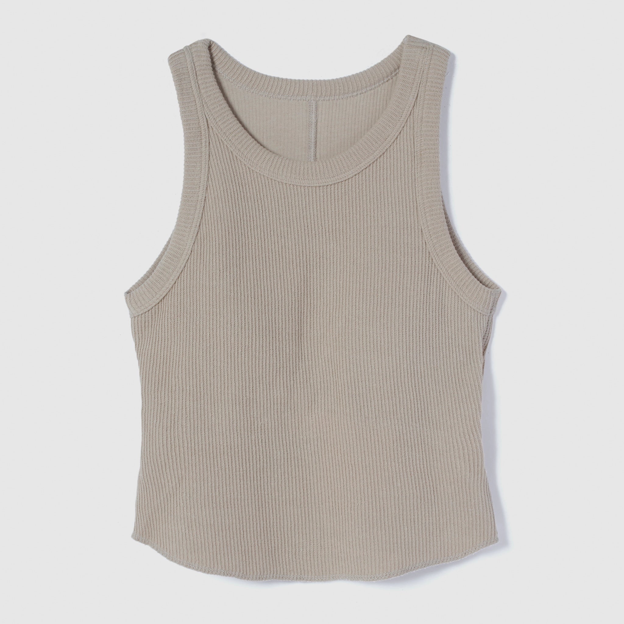 C/L 2FACE padded short American slim tank