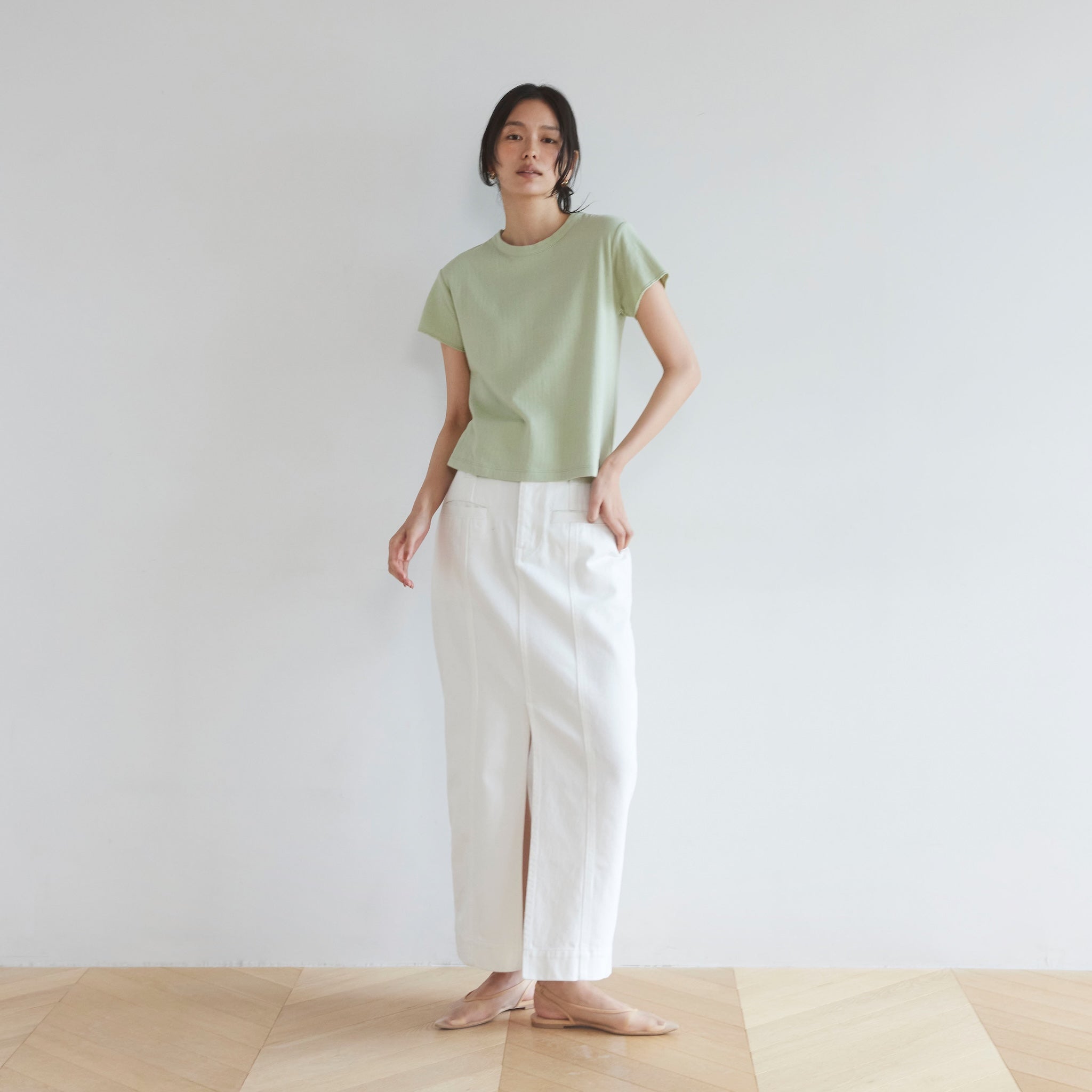 C/2FACE サークルネックTシャツ