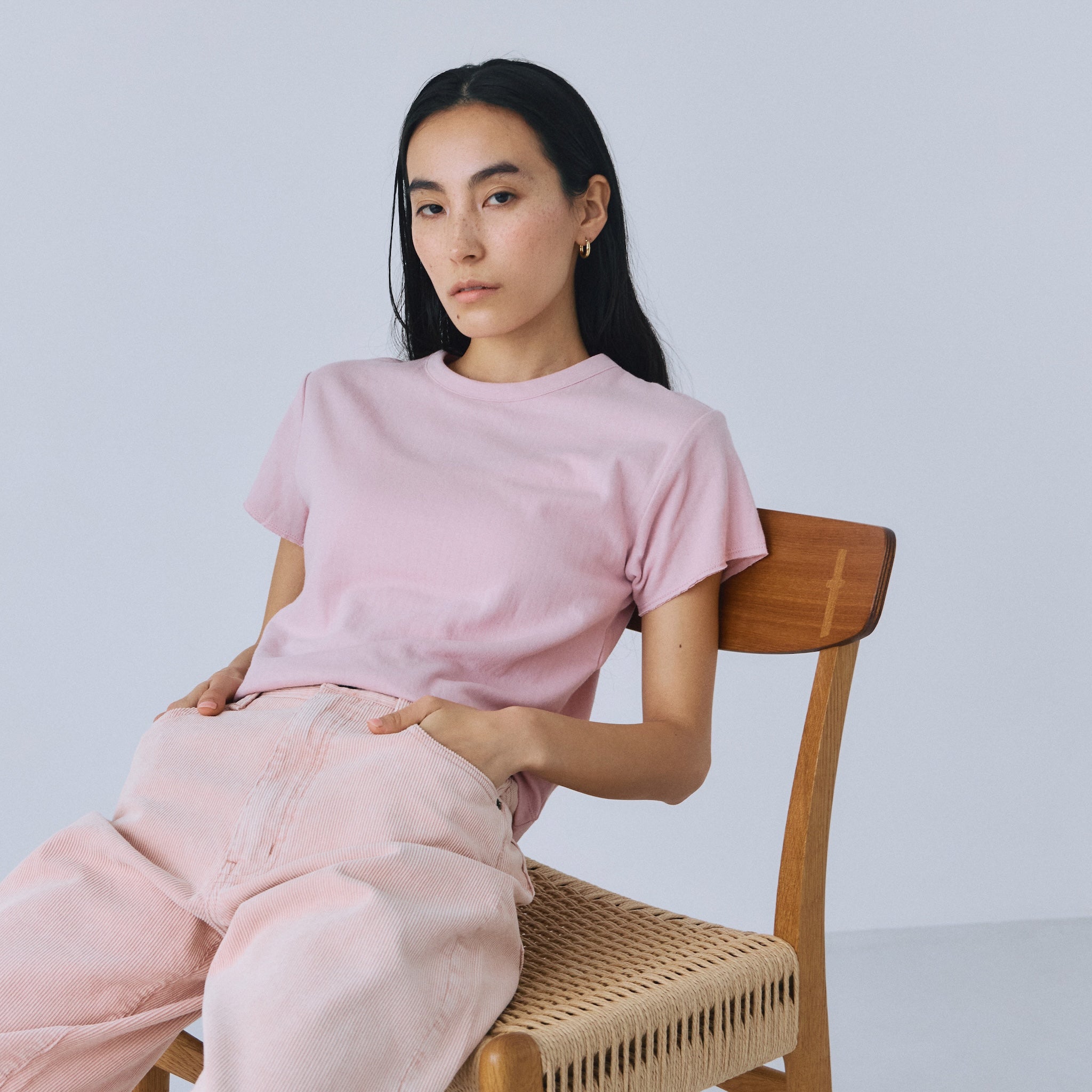 C/2FACE Circle Neck T-shirt