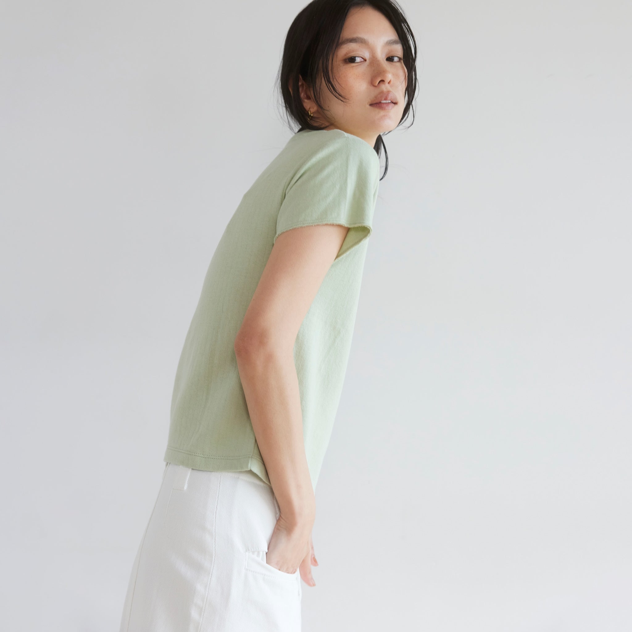 C/2FACE サークルネックTシャツ