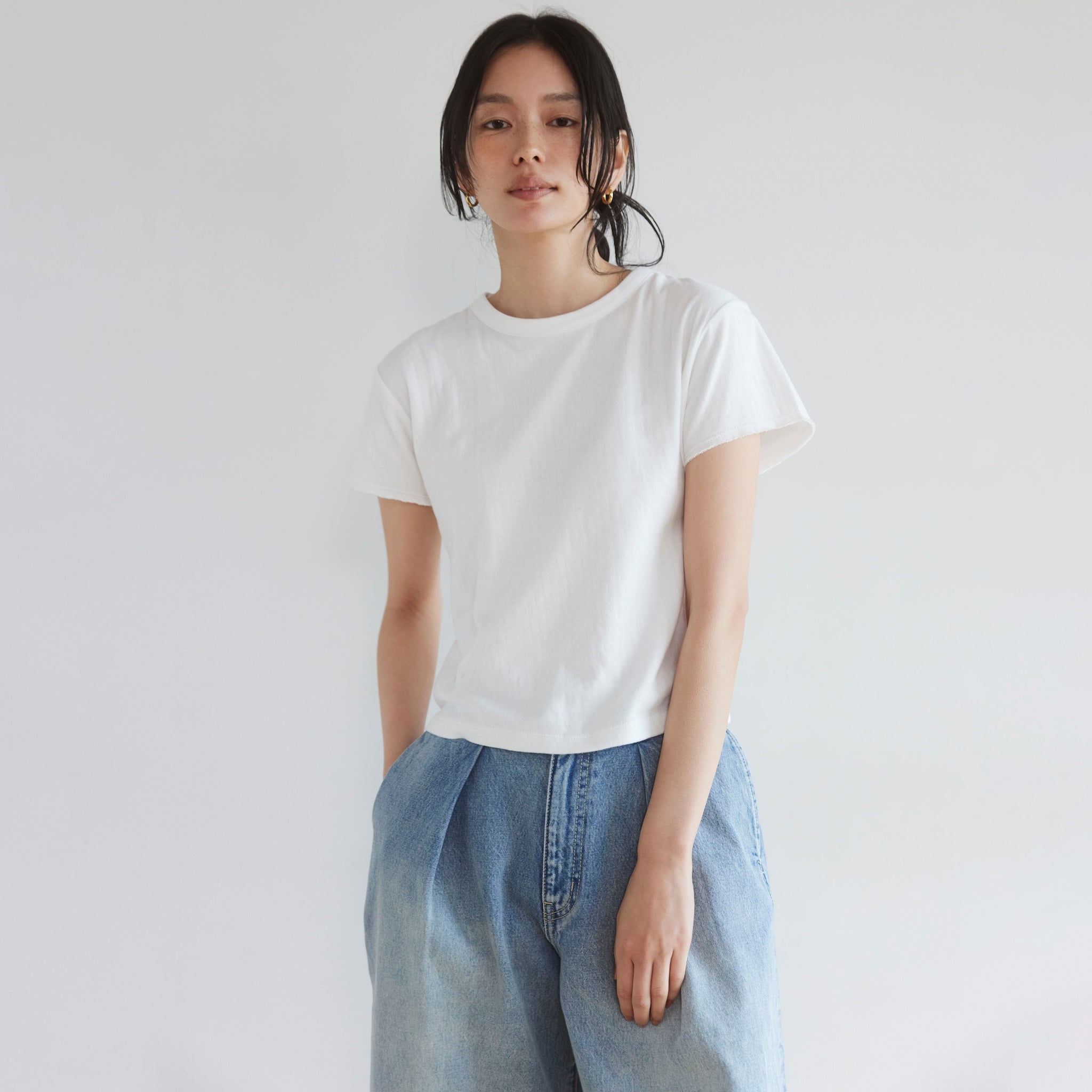 C/2FACE サークルネックTシャツ