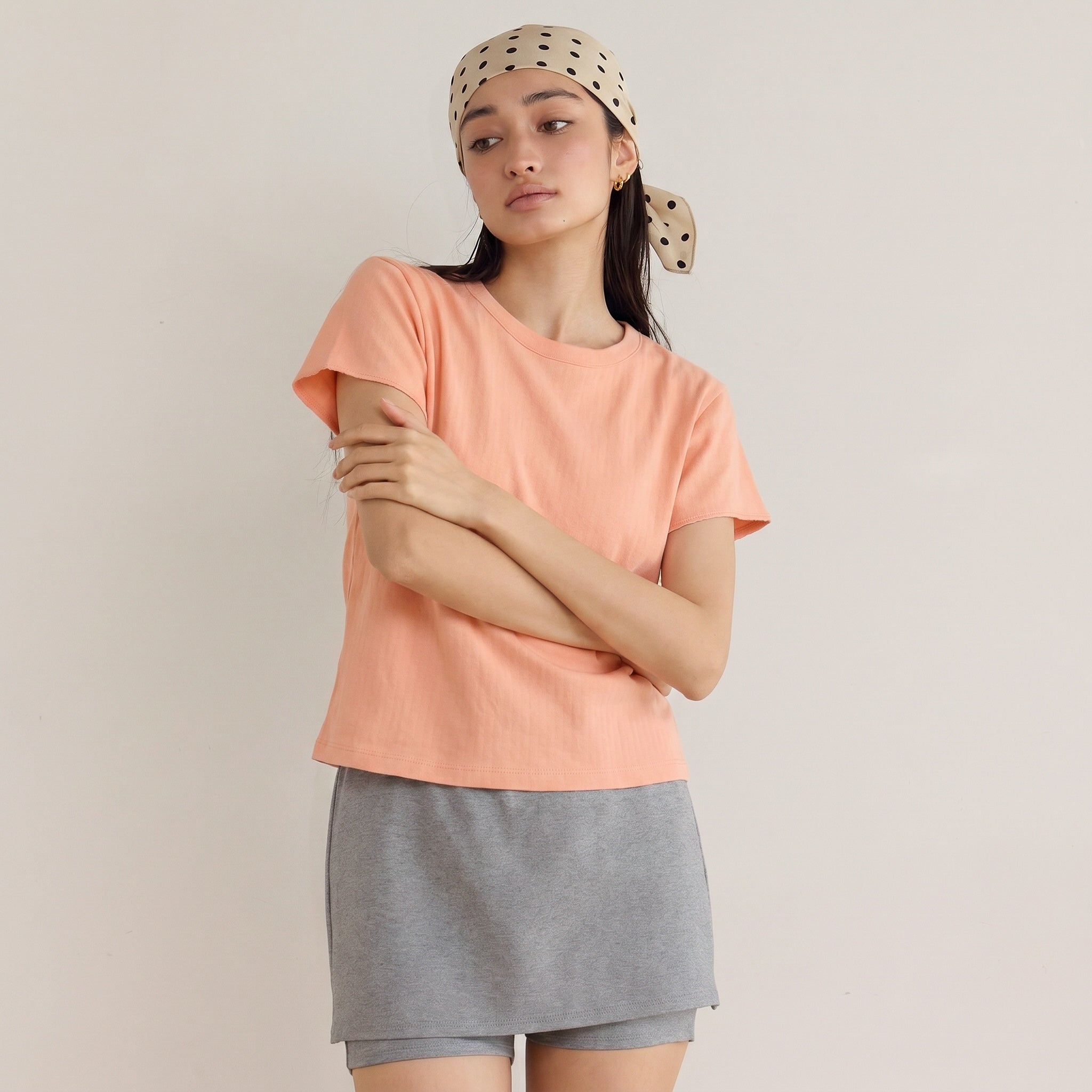 C/2FACE Circle Neck T-shirt
