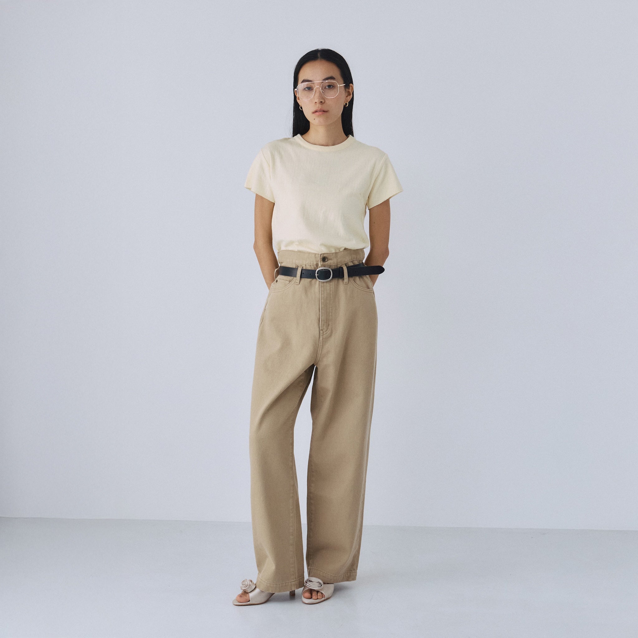 C/2FACE Circle Neck T-shirt