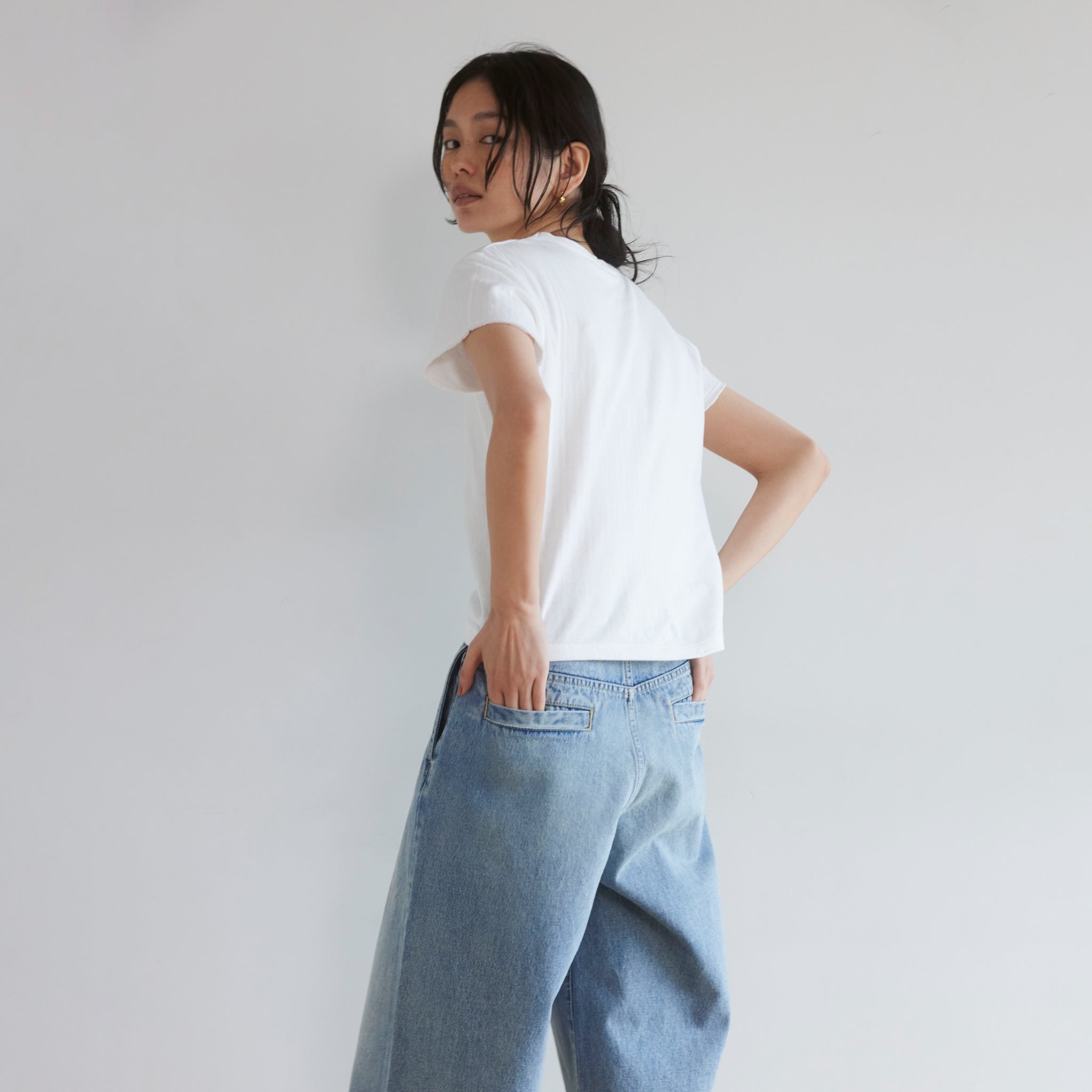 C/2FACE サークルネックTシャツ