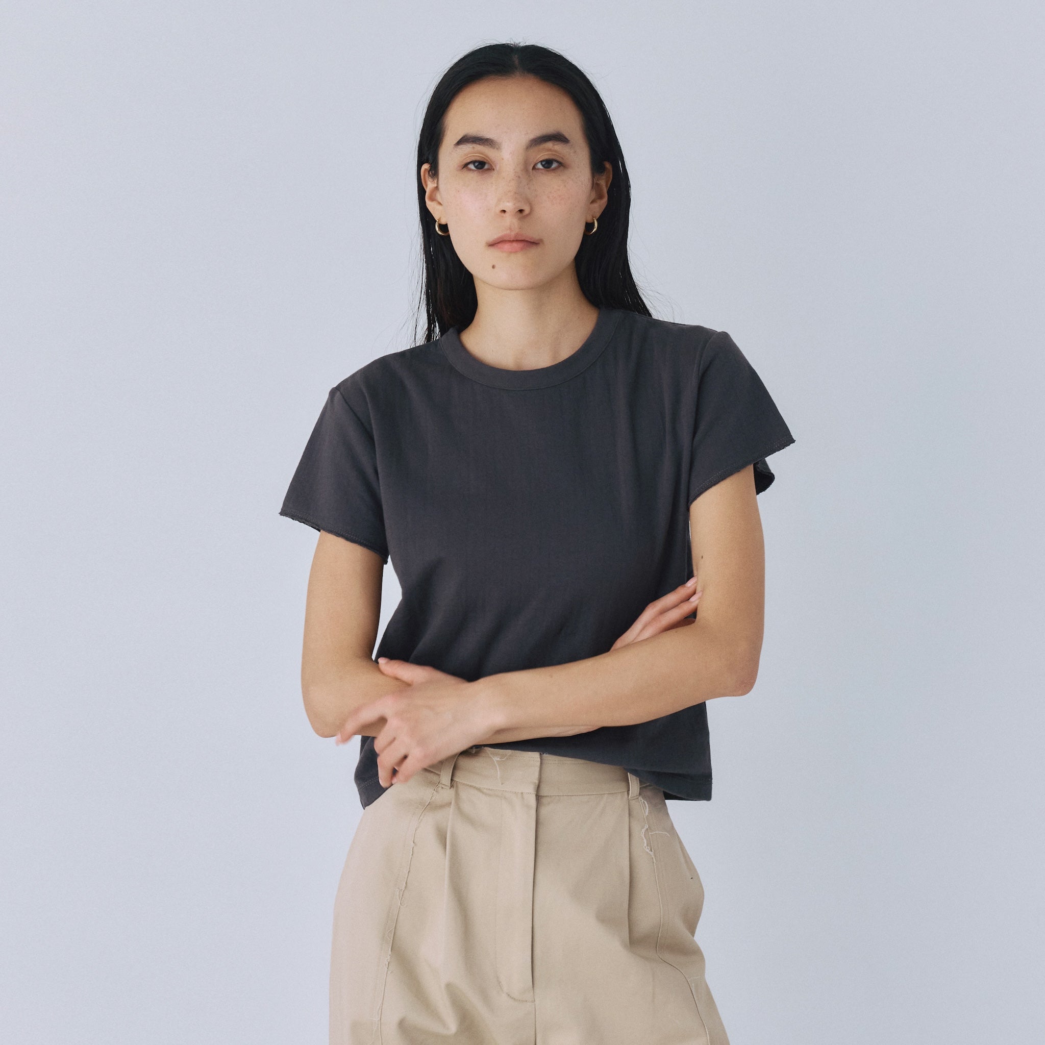 C/2FACE サークルネックTシャツ