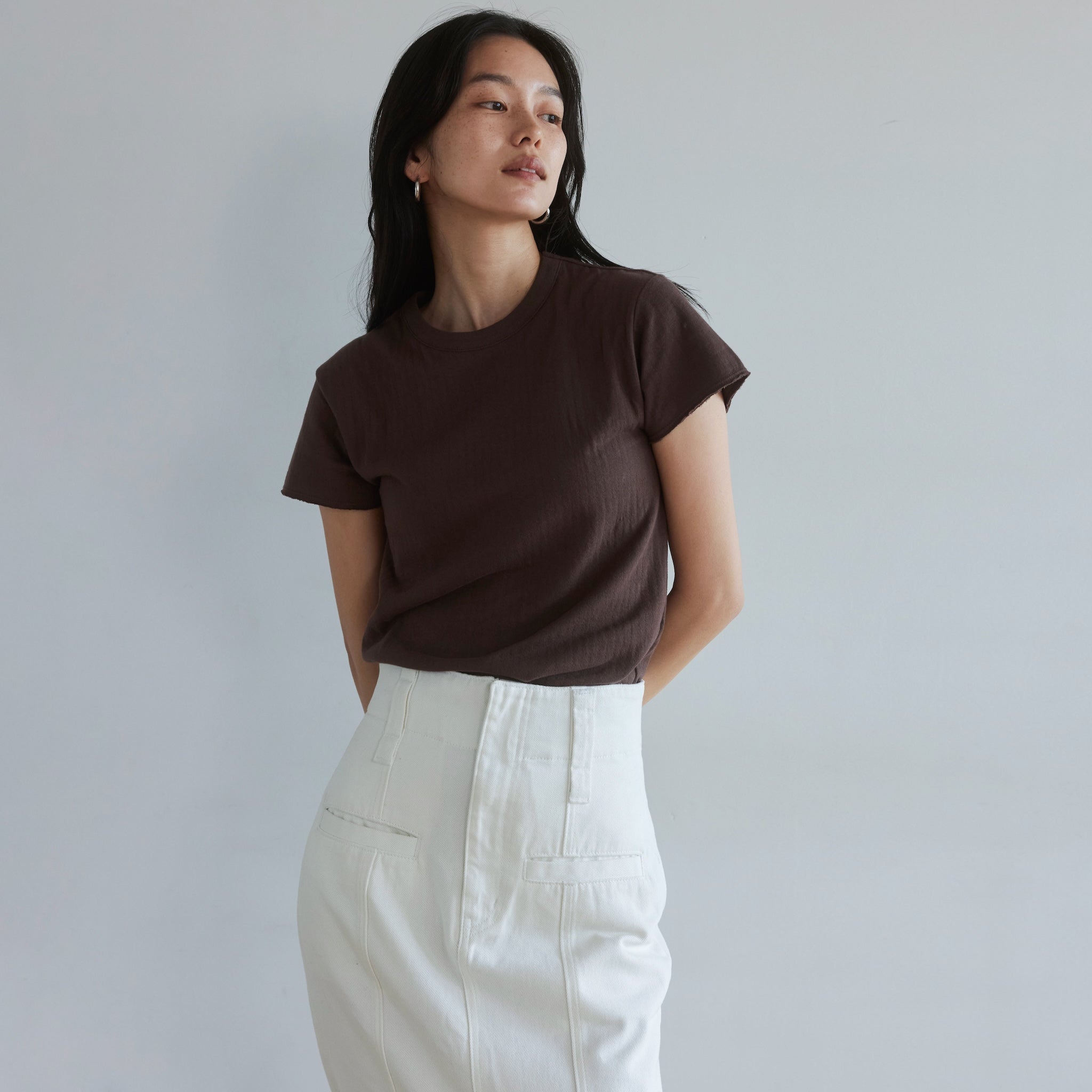 C/2FACE サークルネックTシャツ