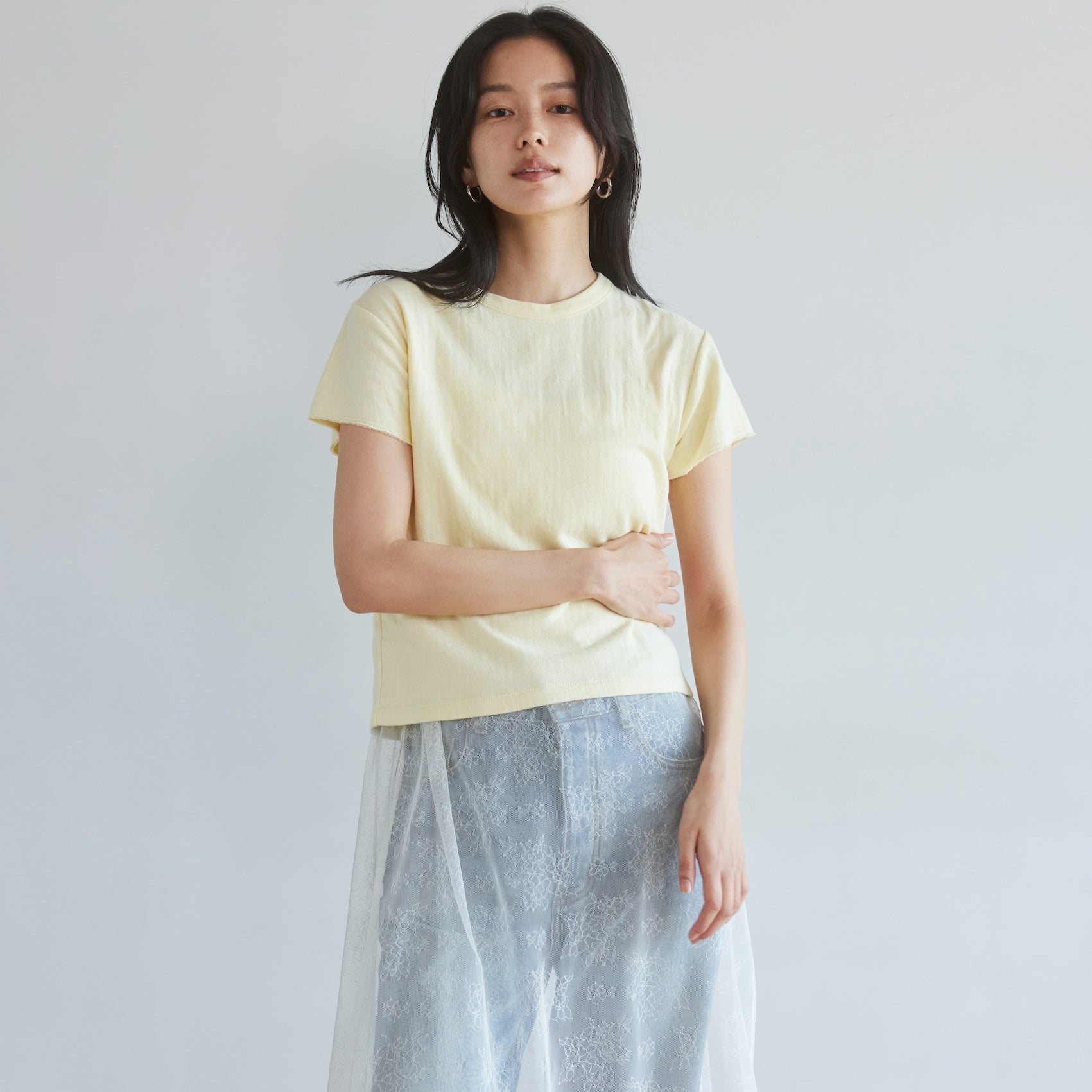 C/2FACE サークルネックTシャツ