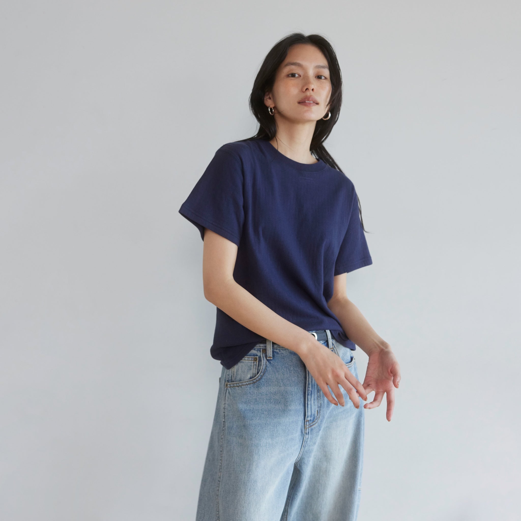 C/2FACE Crew neck MEDIUM T-shirt