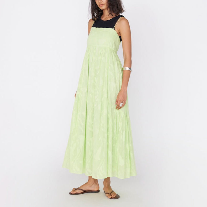 カットジャガードティアードワンピース 