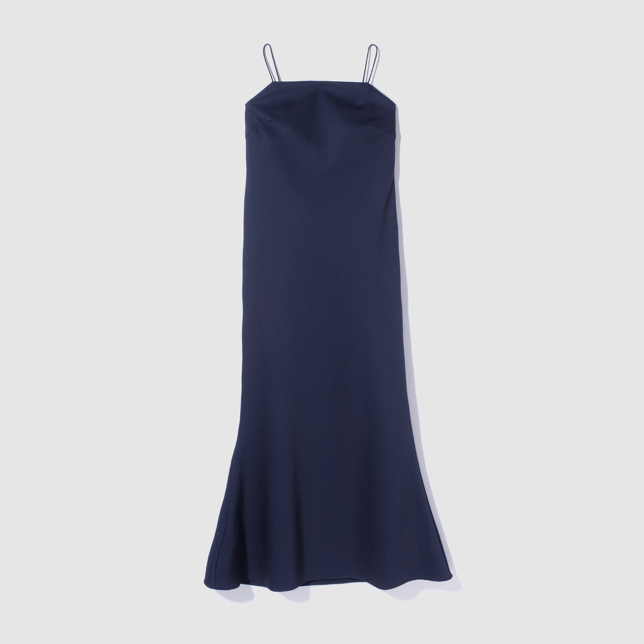 Soft flare spaghetti dress
