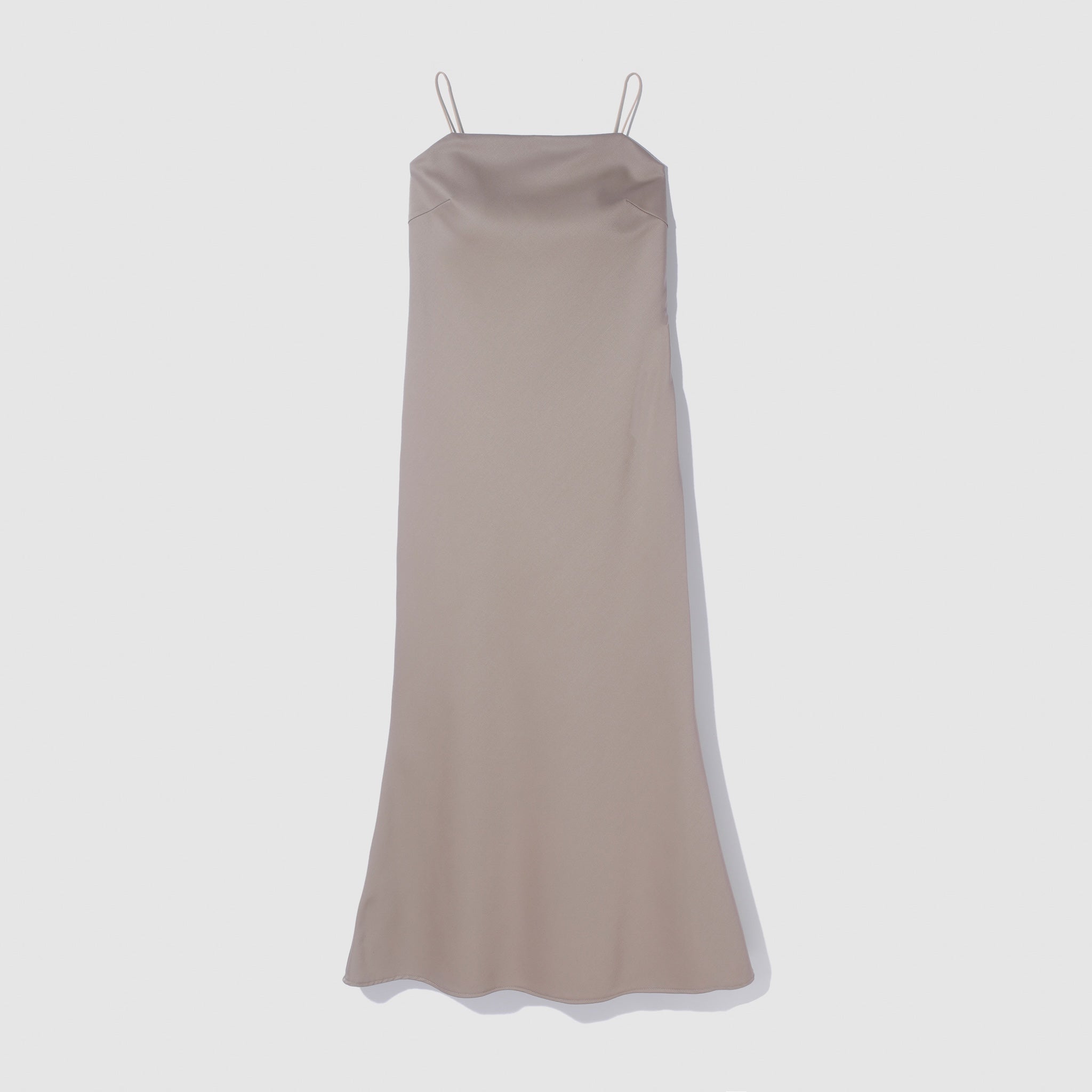Soft flare spaghetti dress