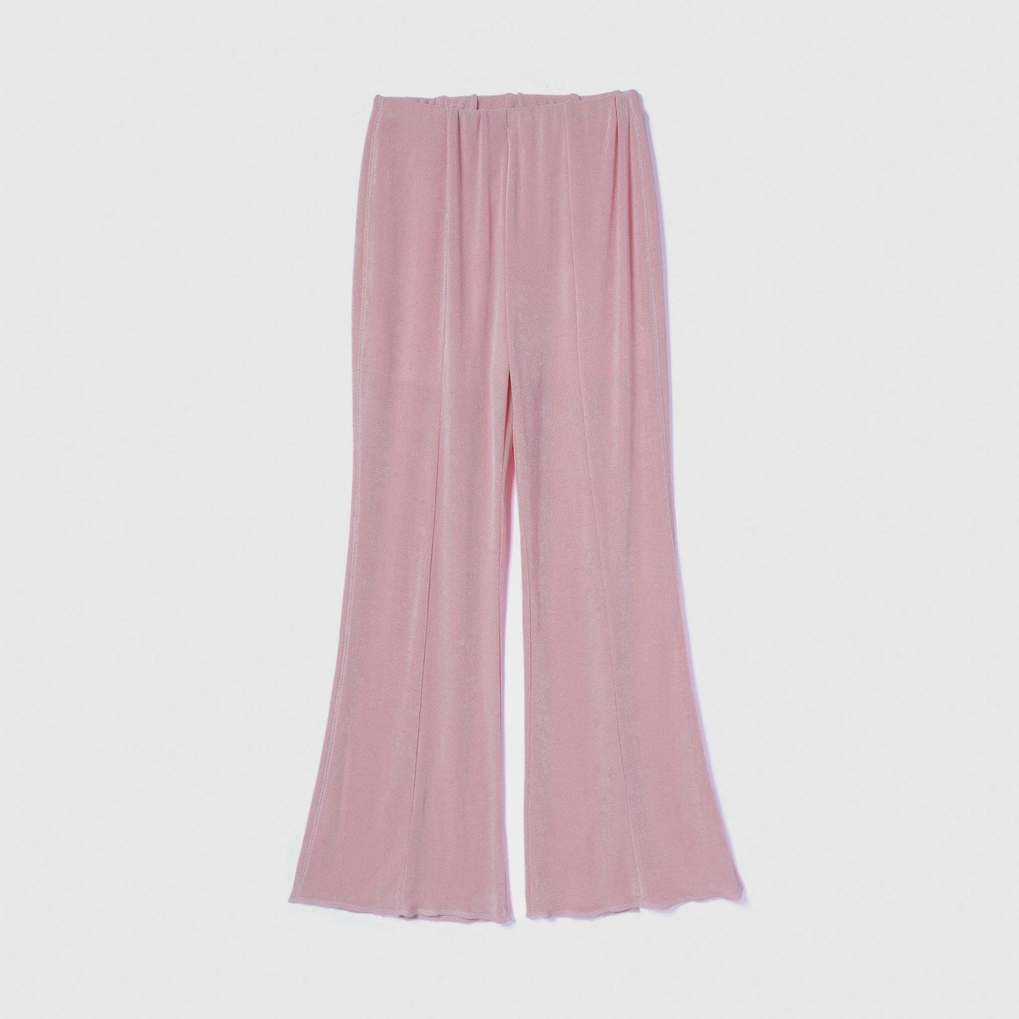 BACKスリットGLOSS RIBパンツ