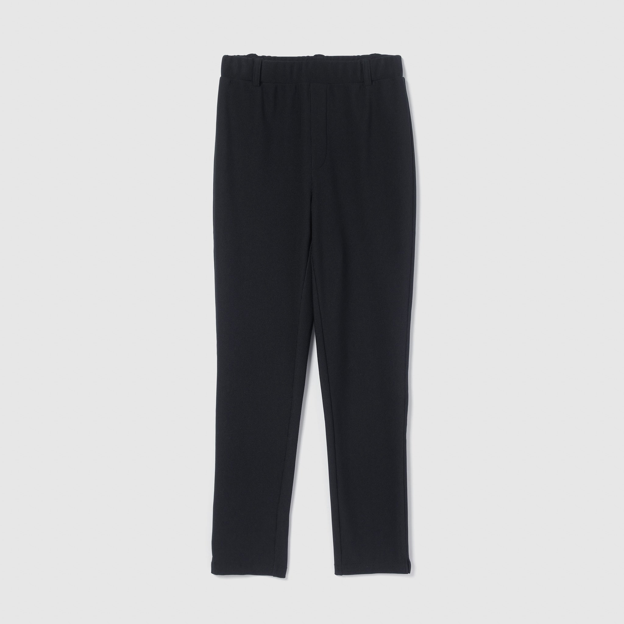 SLIM STRETCH RIB PANTS