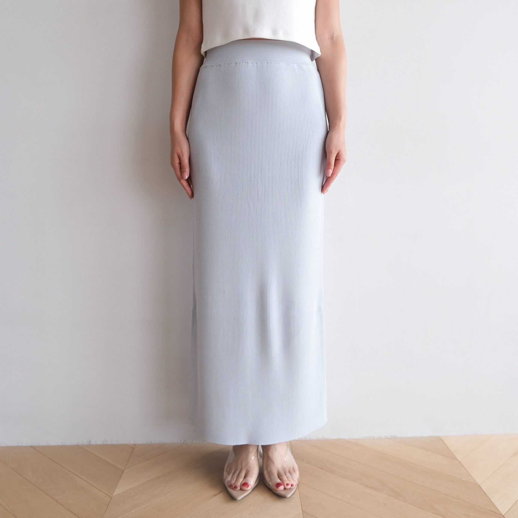 RIB Knit Basic Skirt