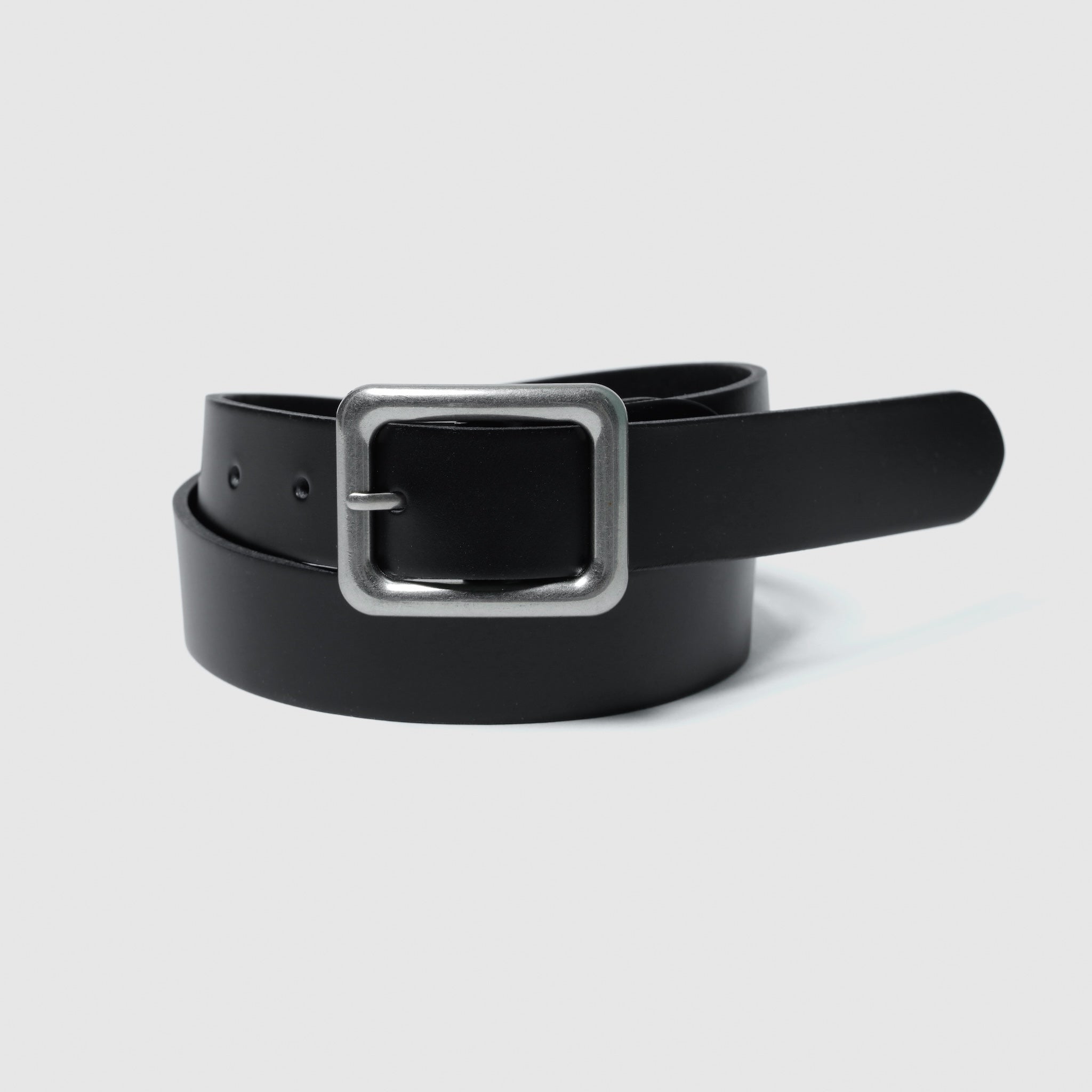 SQUARE BUCKLE LEATHER BELT