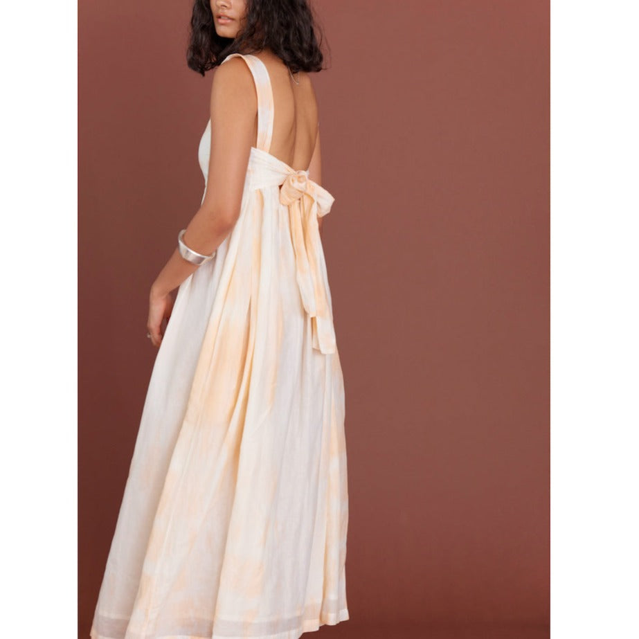 Brushed Dyed Back Ribbon Dress