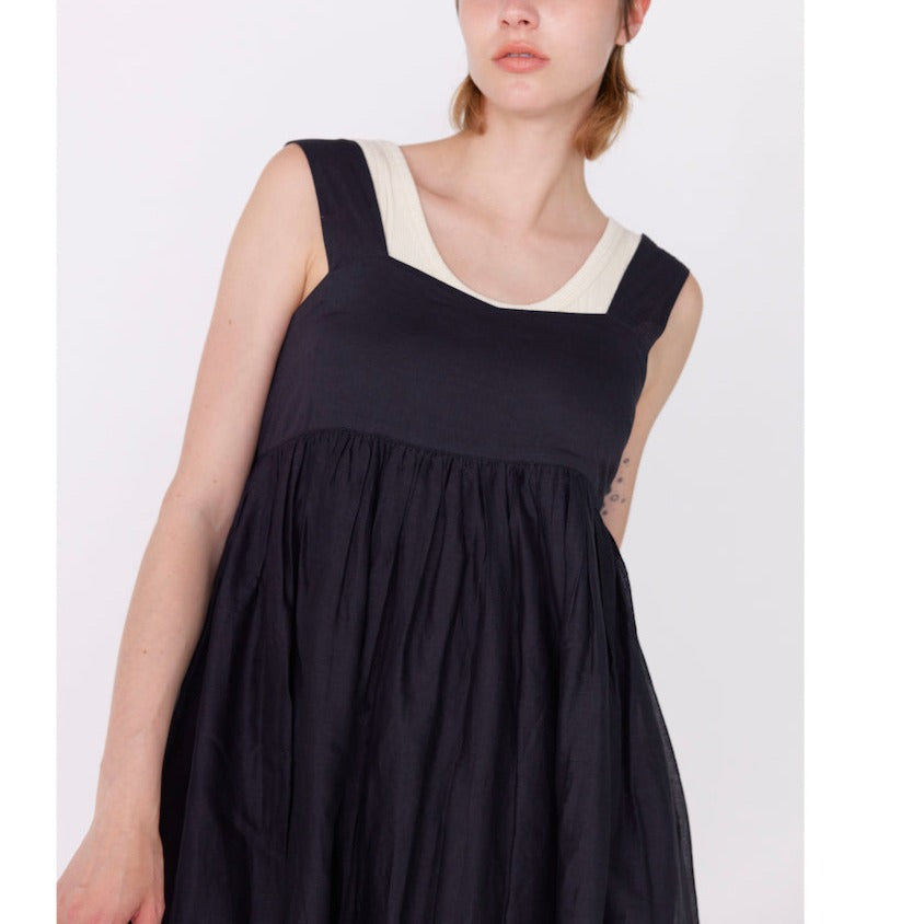Brushed Dyed Back Ribbon Dress