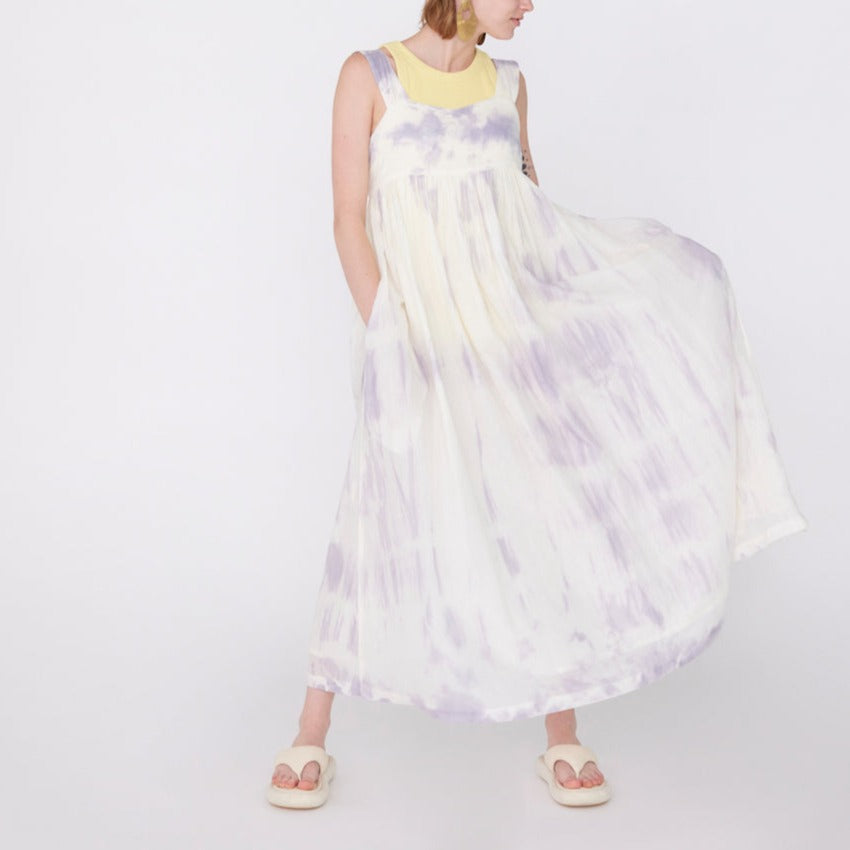 Brushed Dyed Back Ribbon Dress