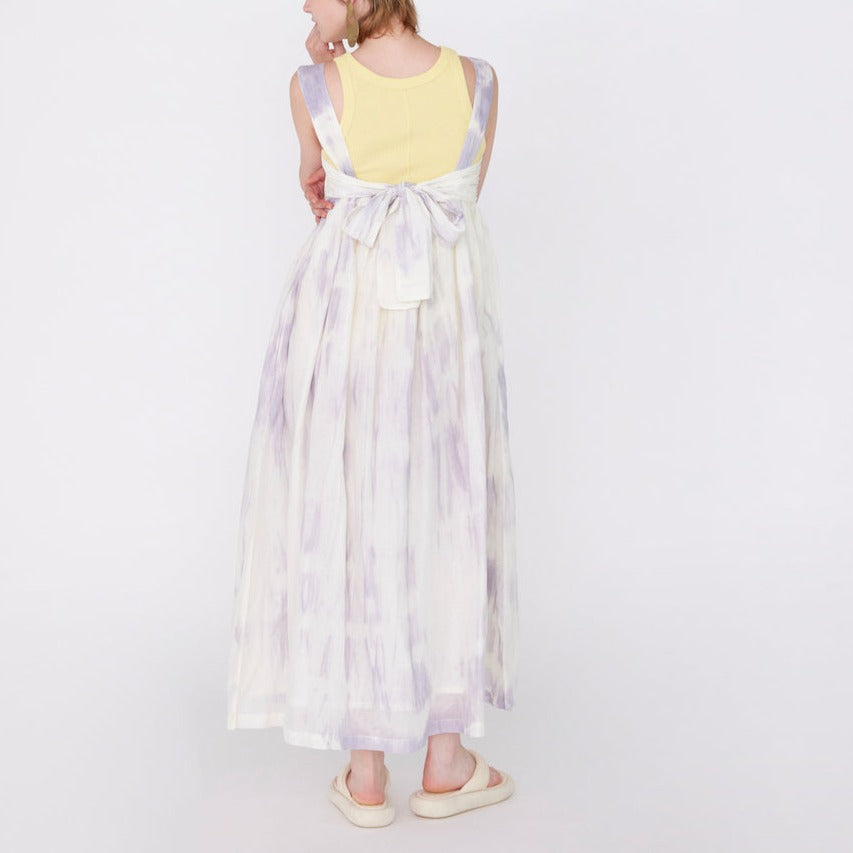 Brushed Dyed Back Ribbon Dress