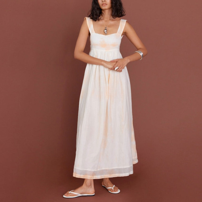 Brushed Dyed Back Ribbon Dress