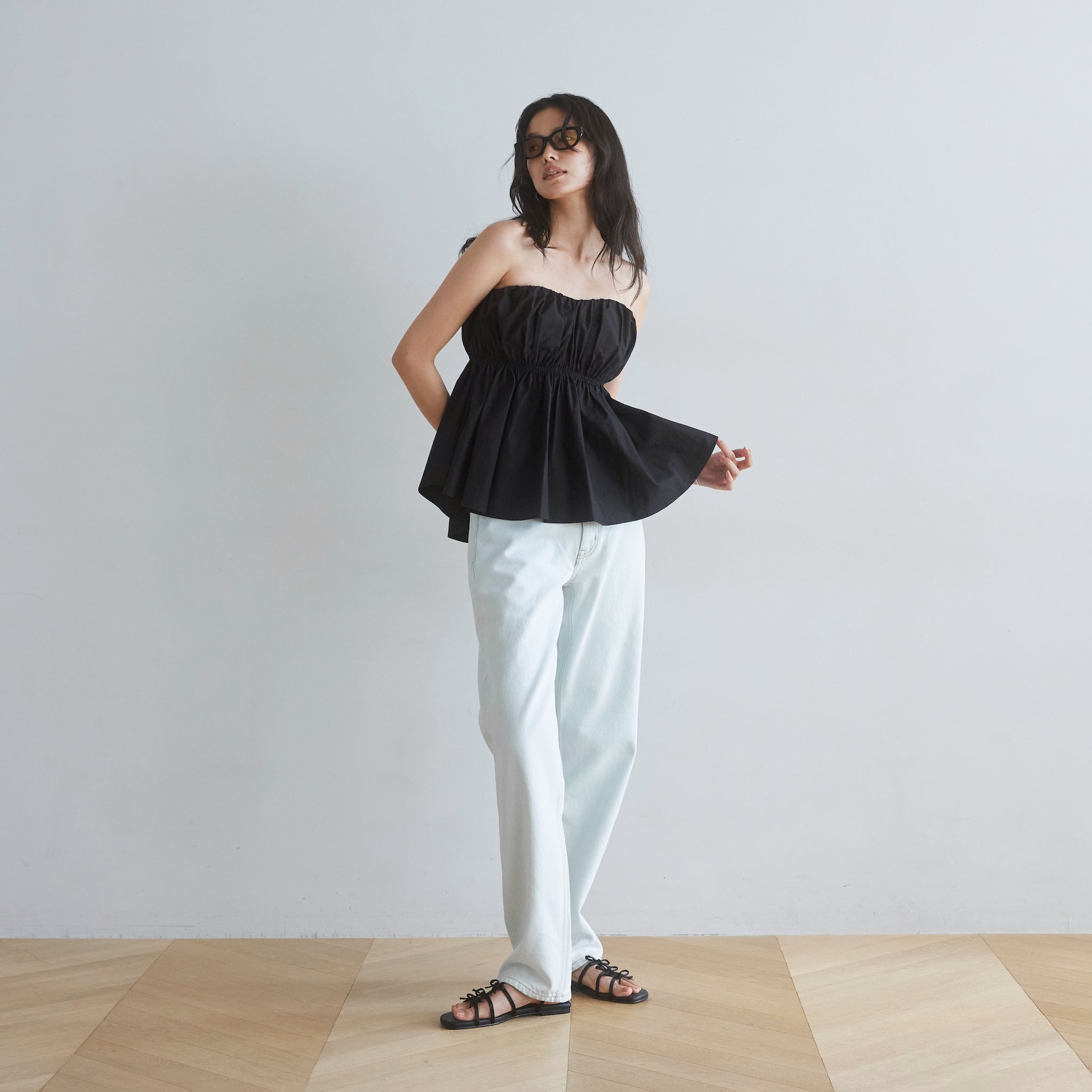 ウエストShapeパッドinベアトップス