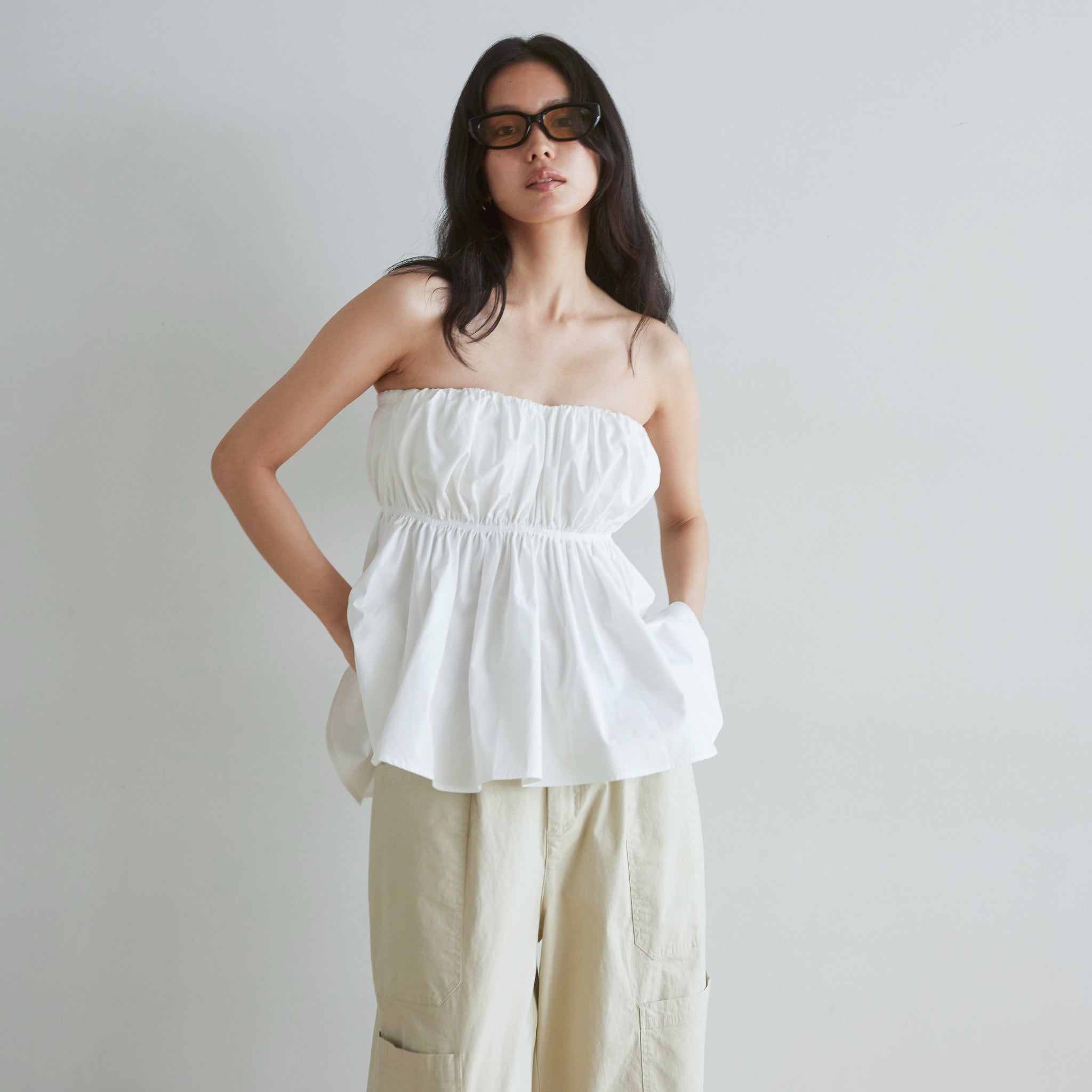 ウエストShapeパッドinベアトップス