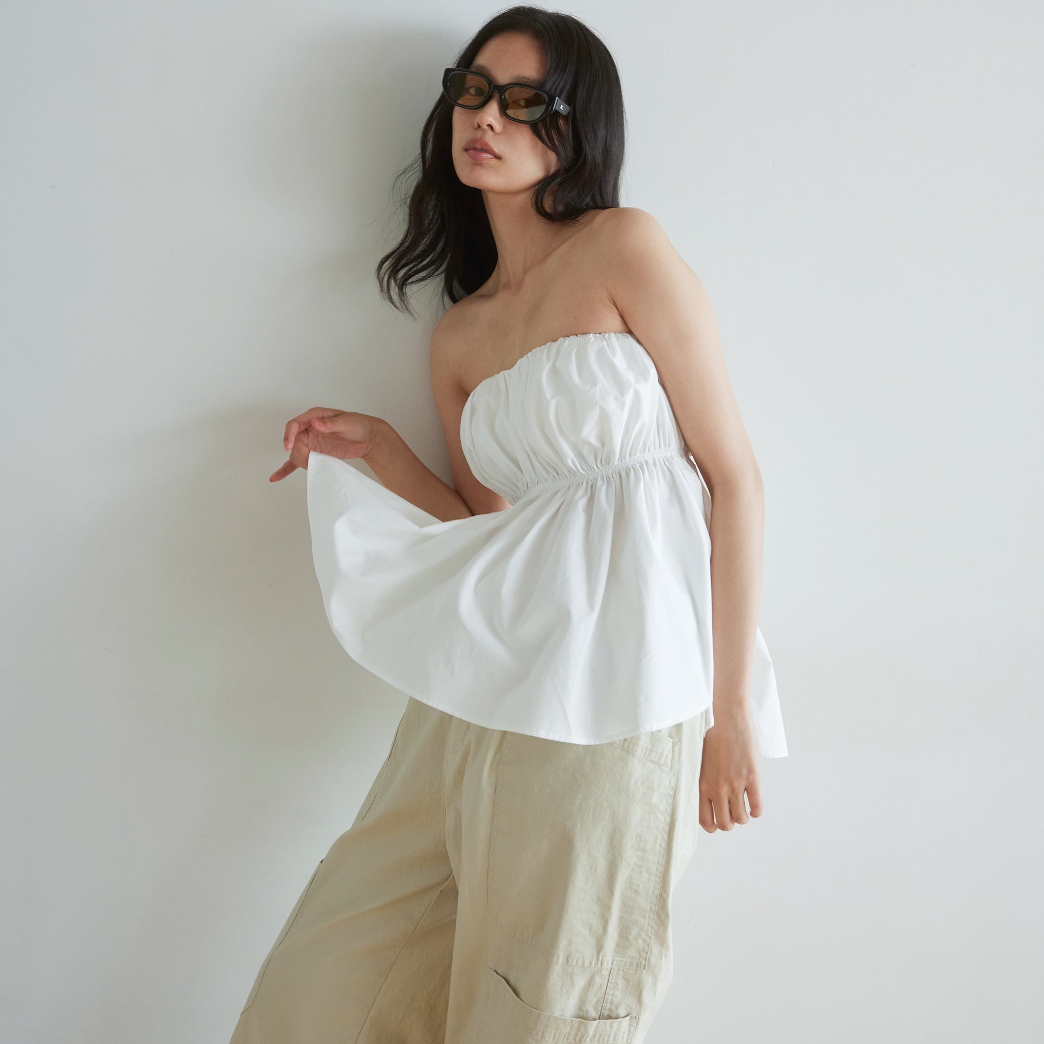 ウエストShapeパッドinベアトップス