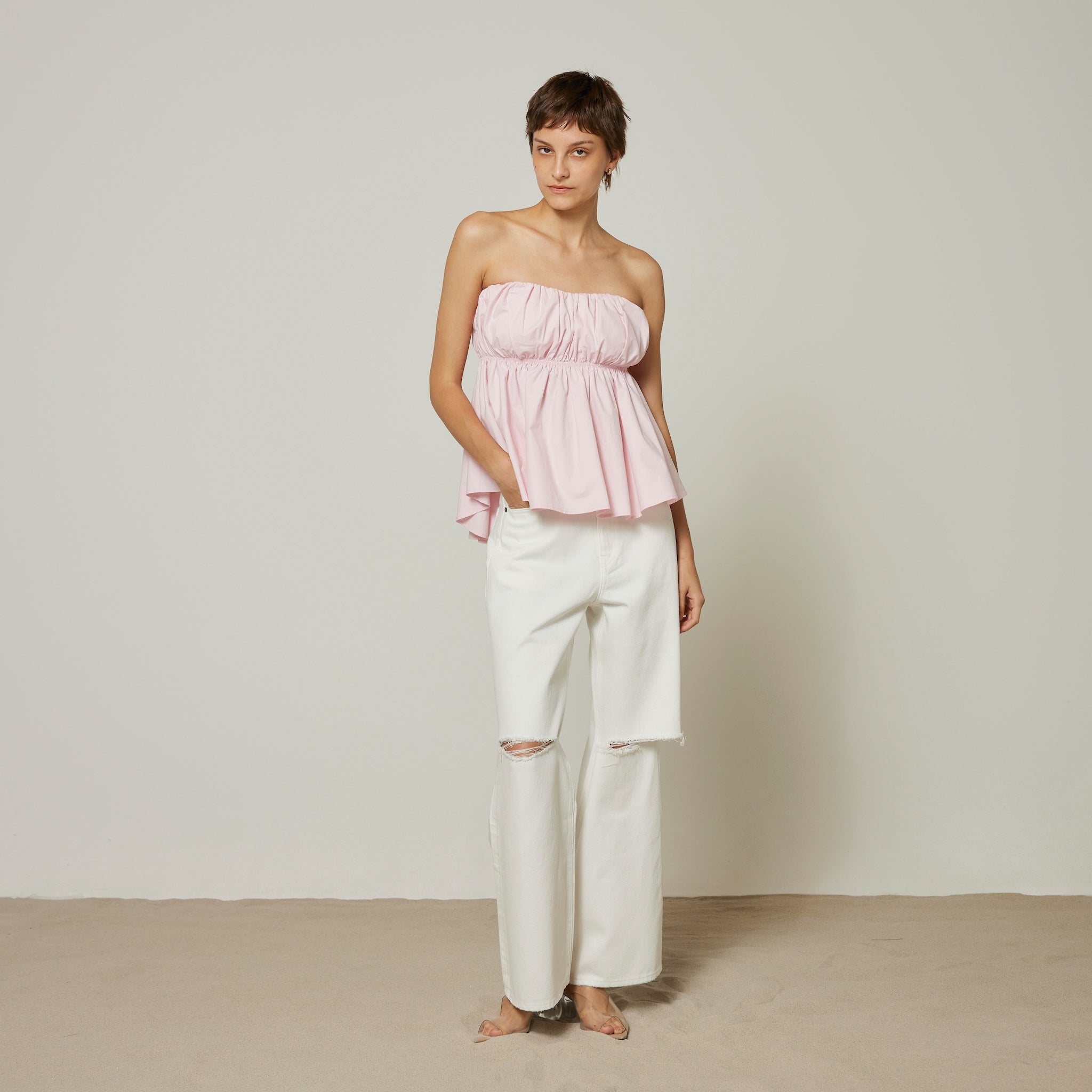 ウエストShapeパッドinベアトップス