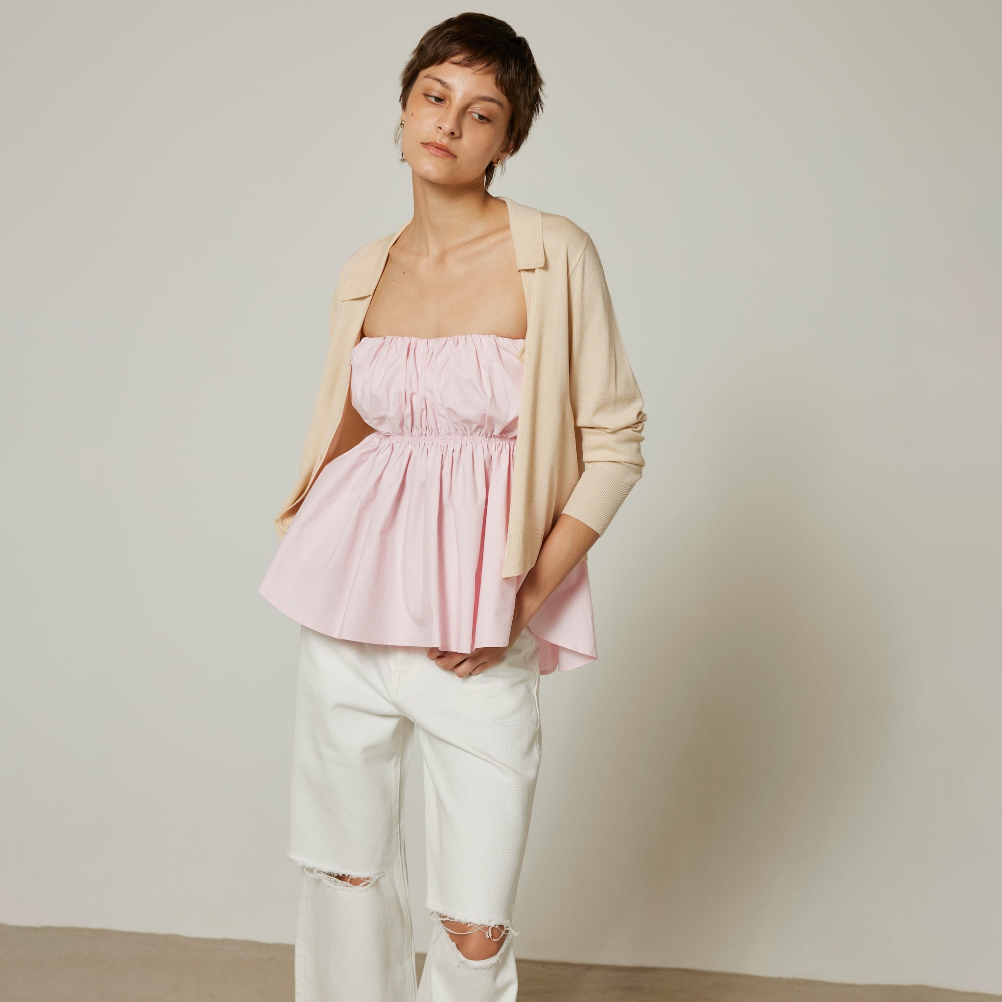 ウエストShapeパッドinベアトップス