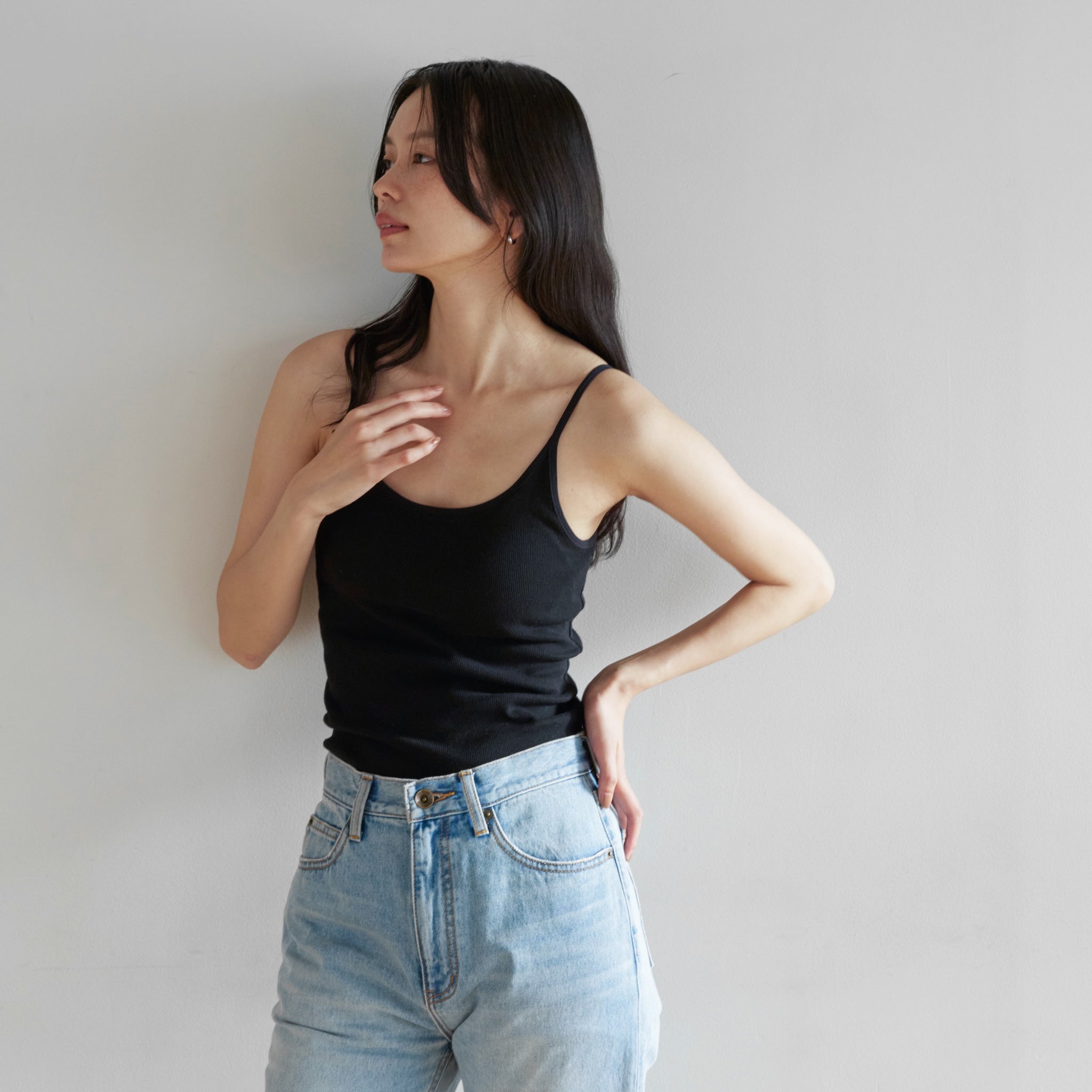 FitパッドBack openキャミ