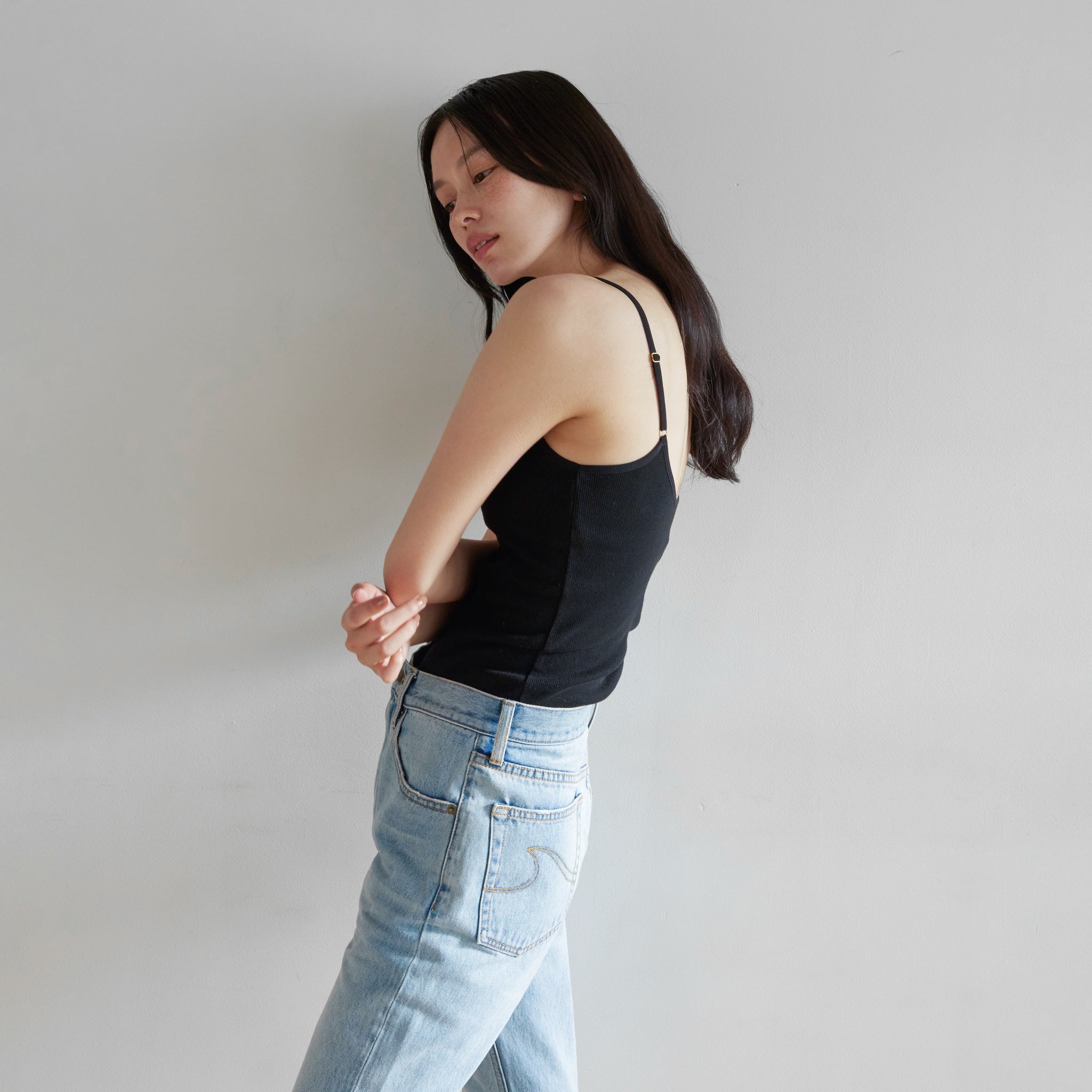 FitパッドBack openキャミ