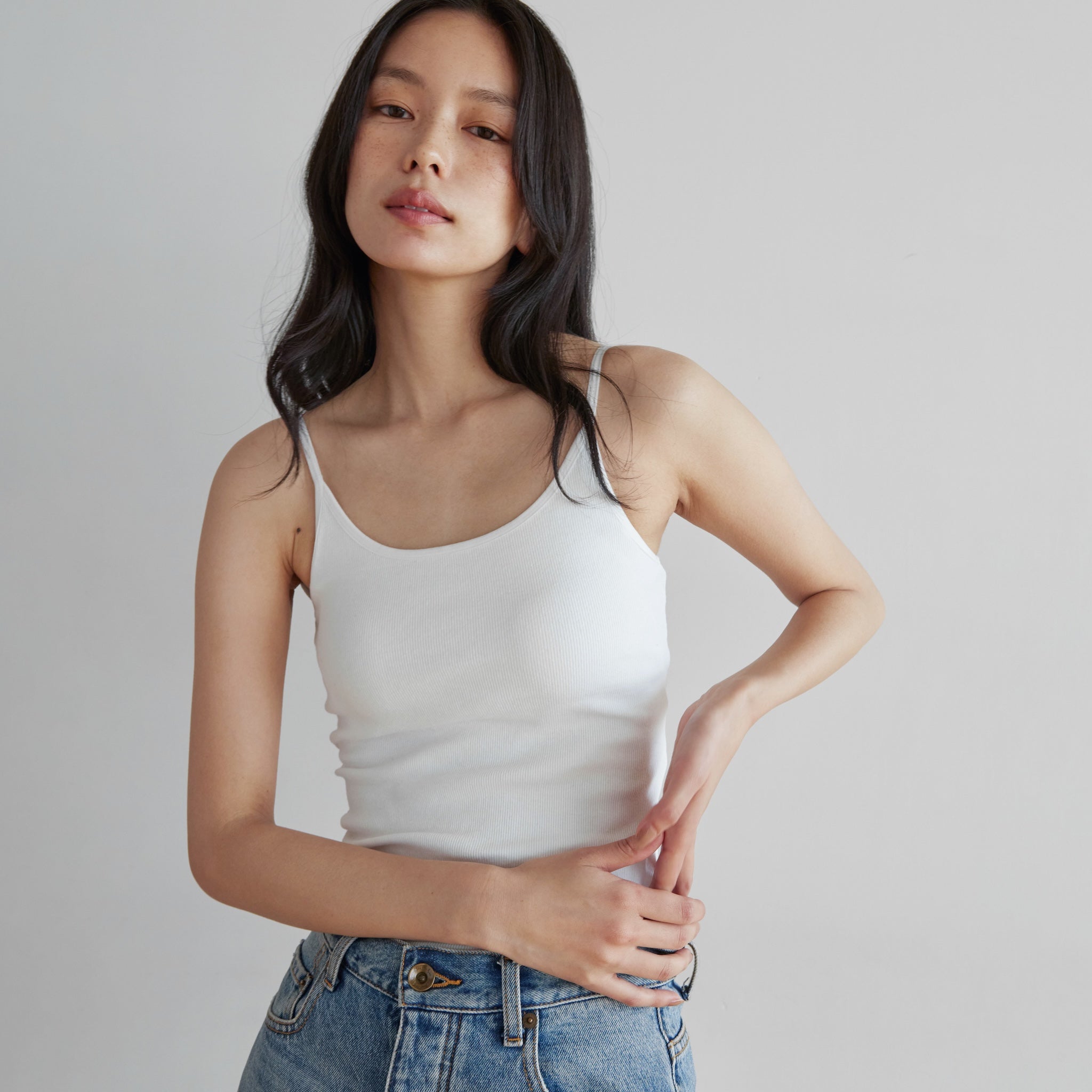 FitパッドBack openキャミ