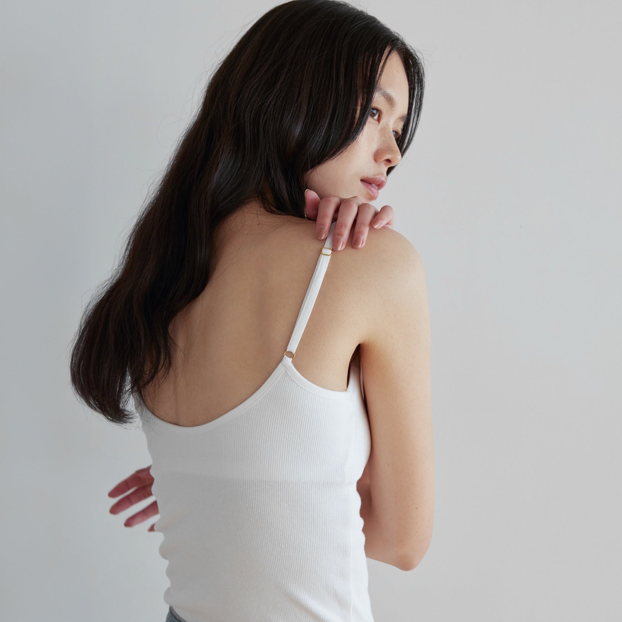 FitパッドBack openキャミ