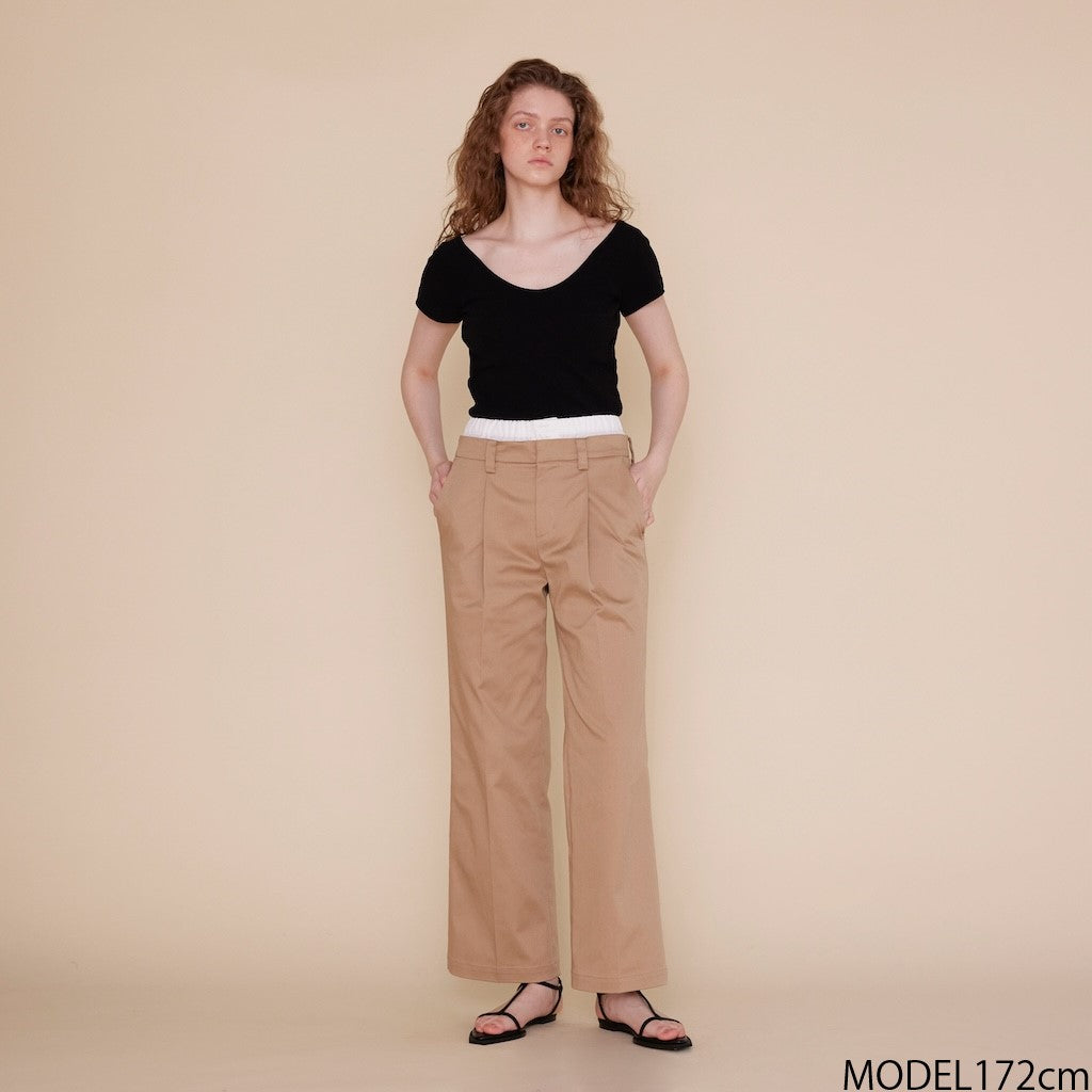 パッドin BACK Uカットソー