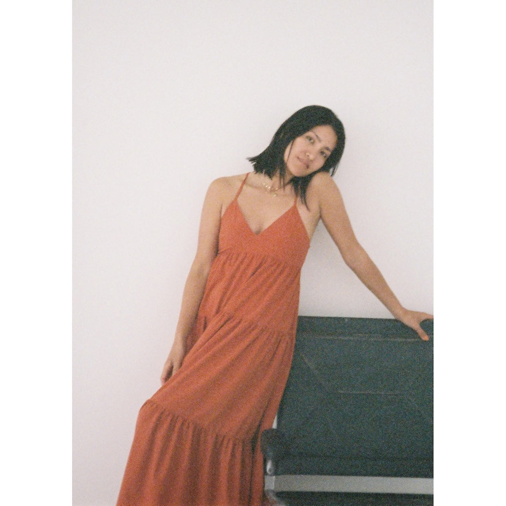 collab water repellentキャミドレス