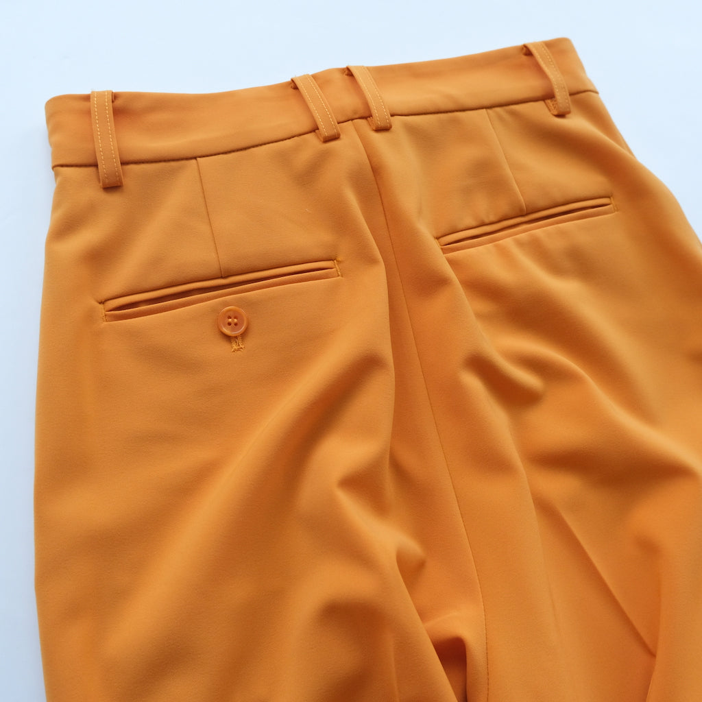 Stretch twill straight pants
