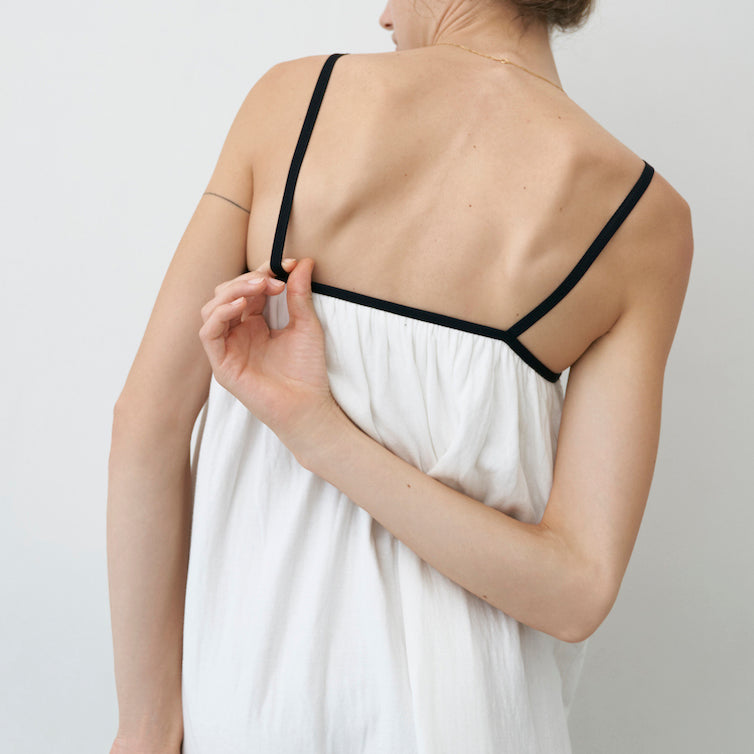 C/2F HOME Padded Gathered Cami Dress