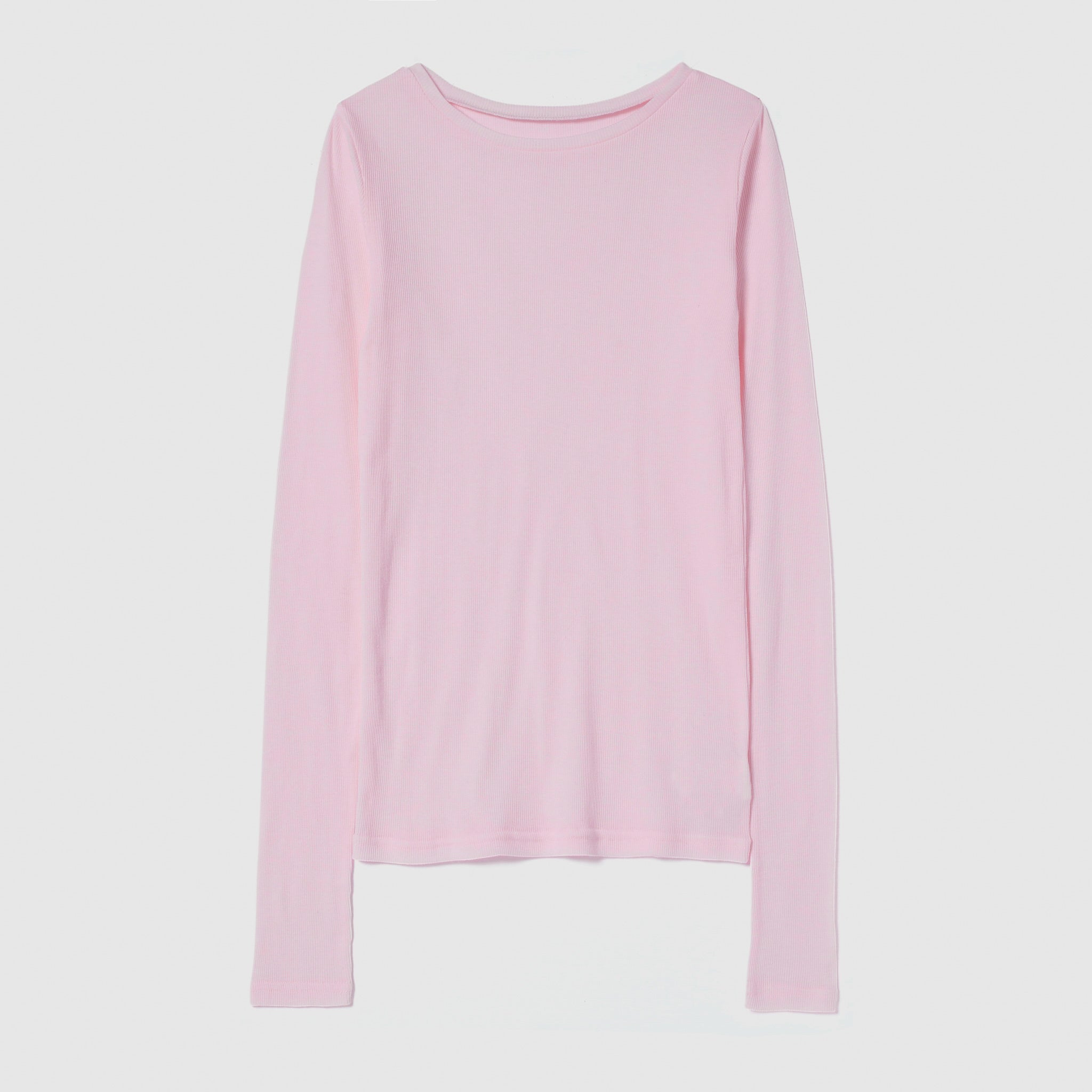 Light sheer rib fit top