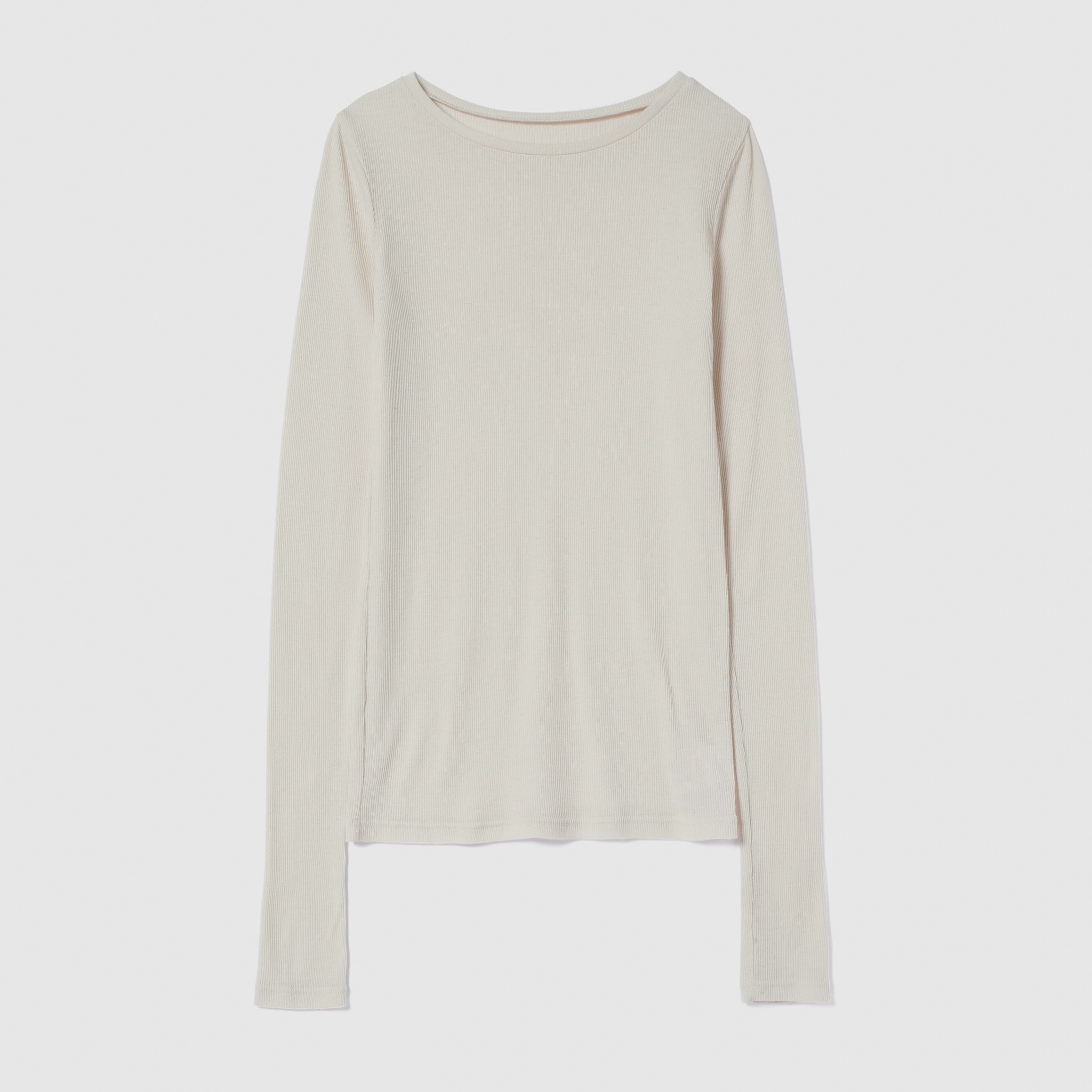 Light sheer rib fit top