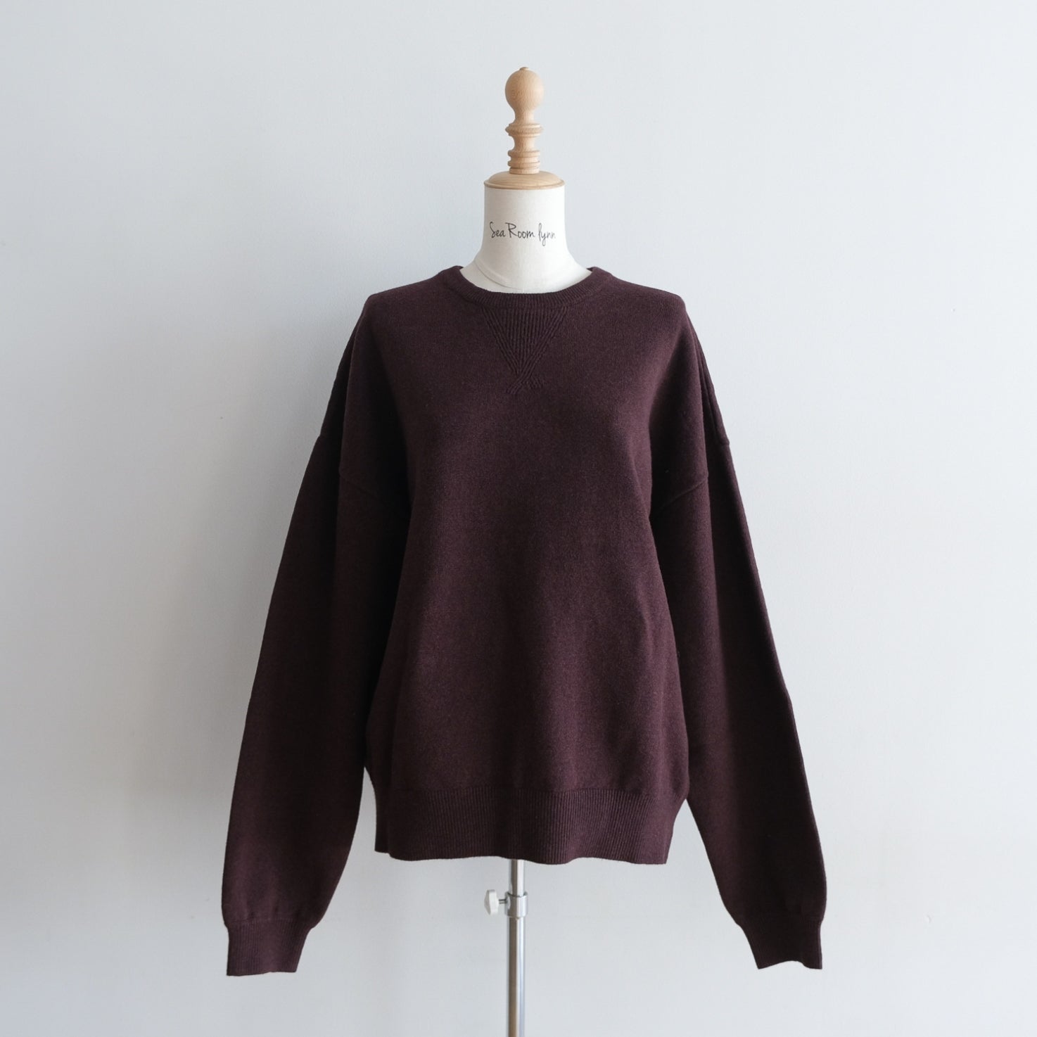 Sweatlikeルーズニットプルオーバー