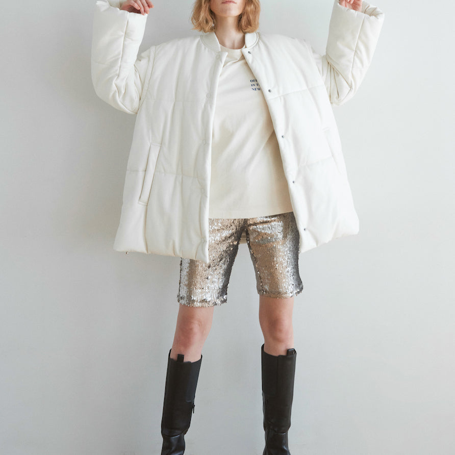 ECO LEATHER THERMO PUFFジャケット