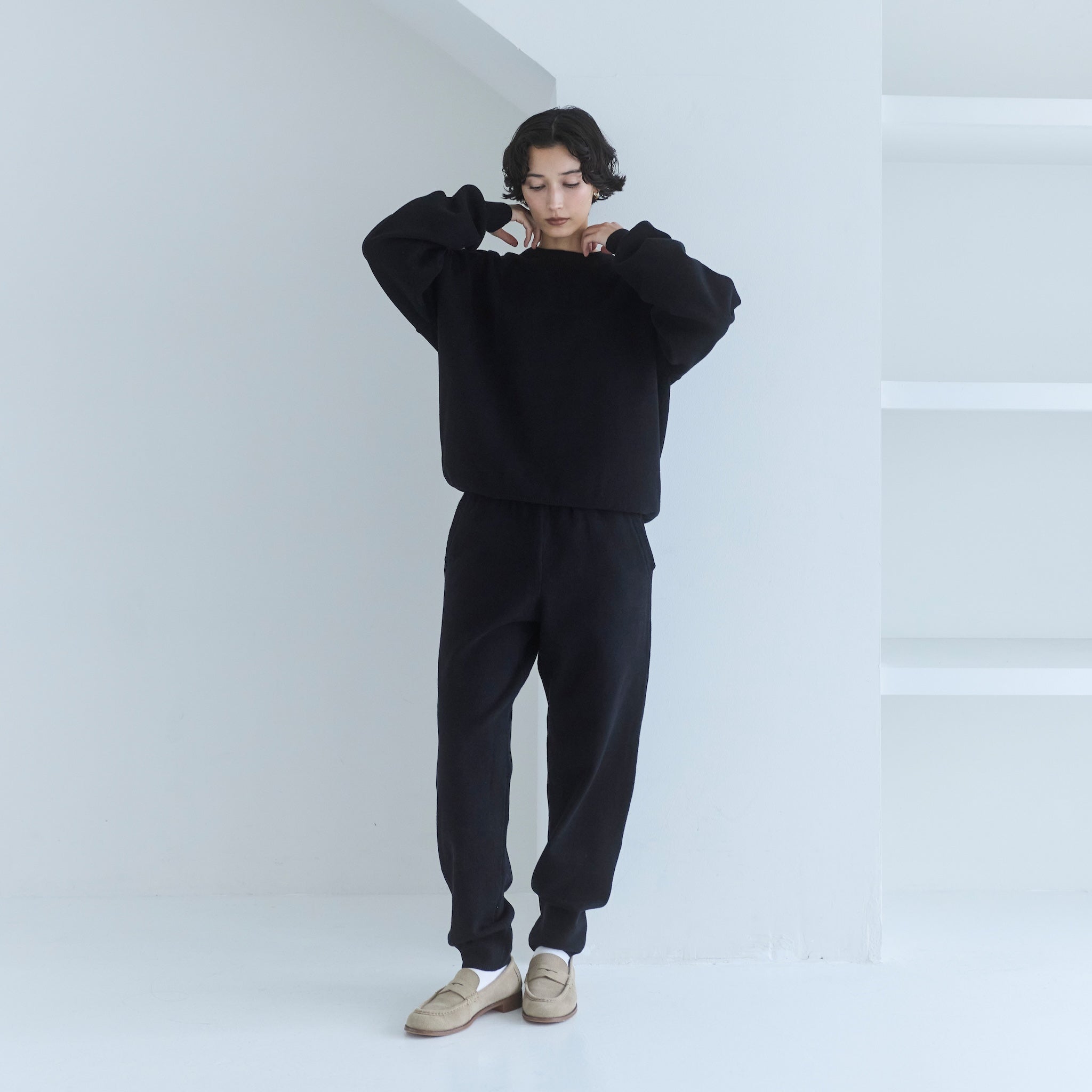 Sweatlikeリラックステーパード