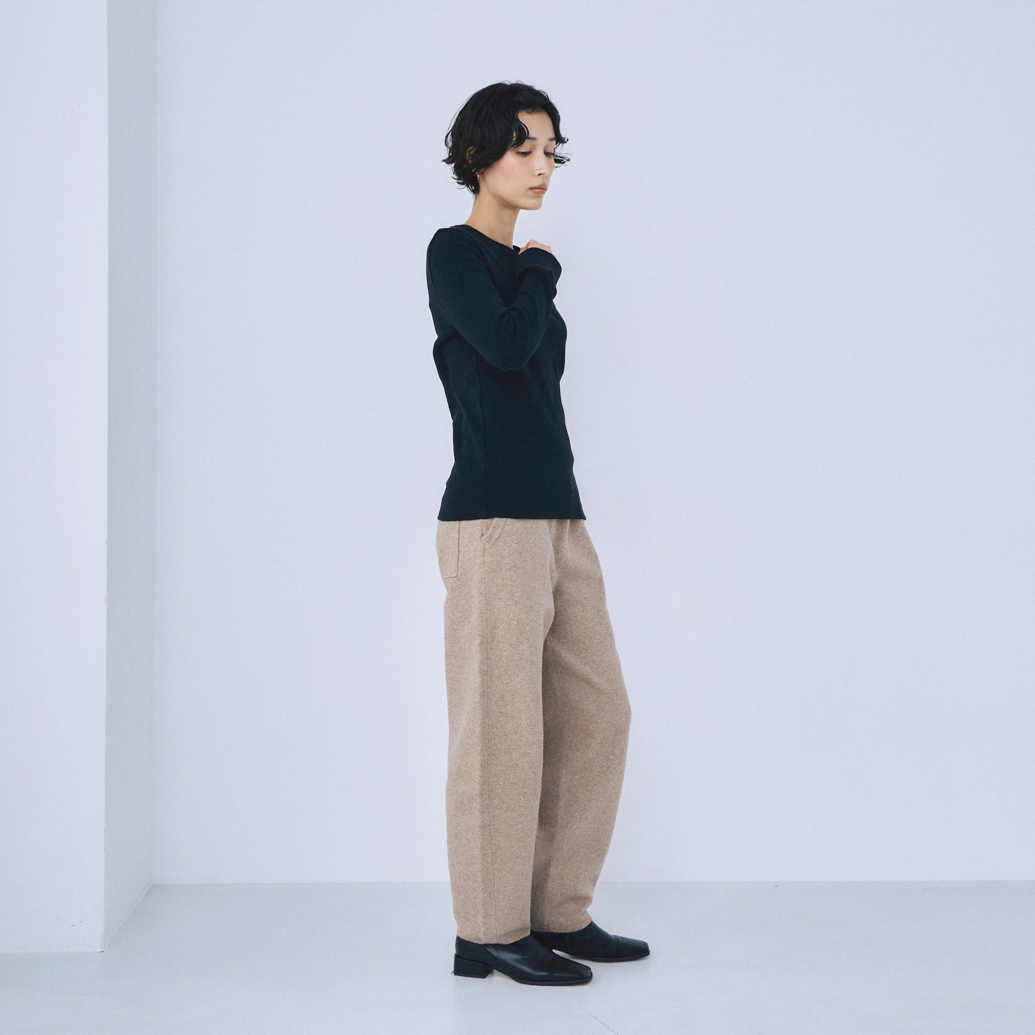 Sweatlikeリラックステーパード