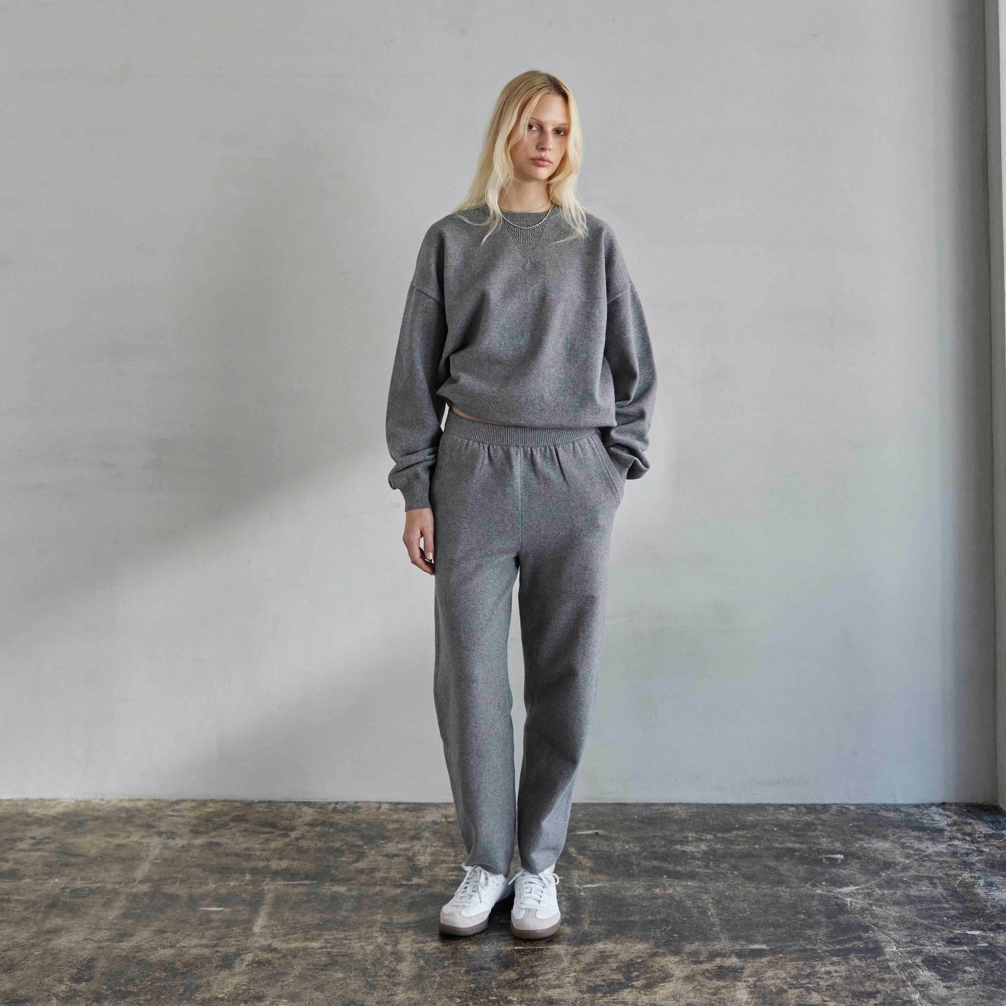 Sweatlikeリラックステーパード