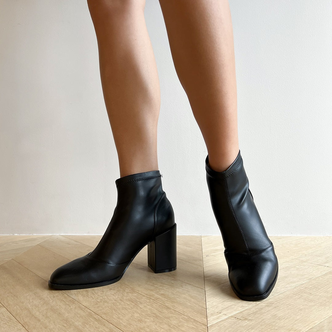 ECO LEATHER FIT short boots
