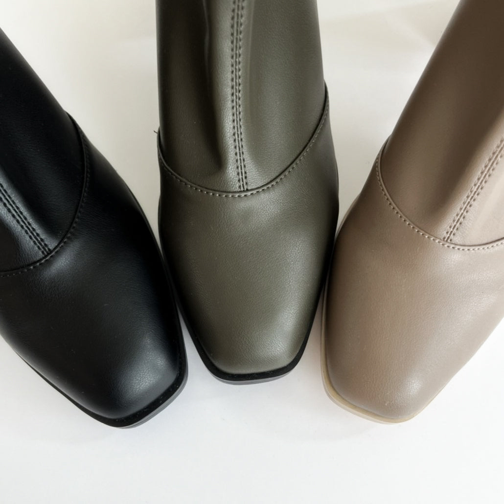 ECO LEATHER FIT short boots