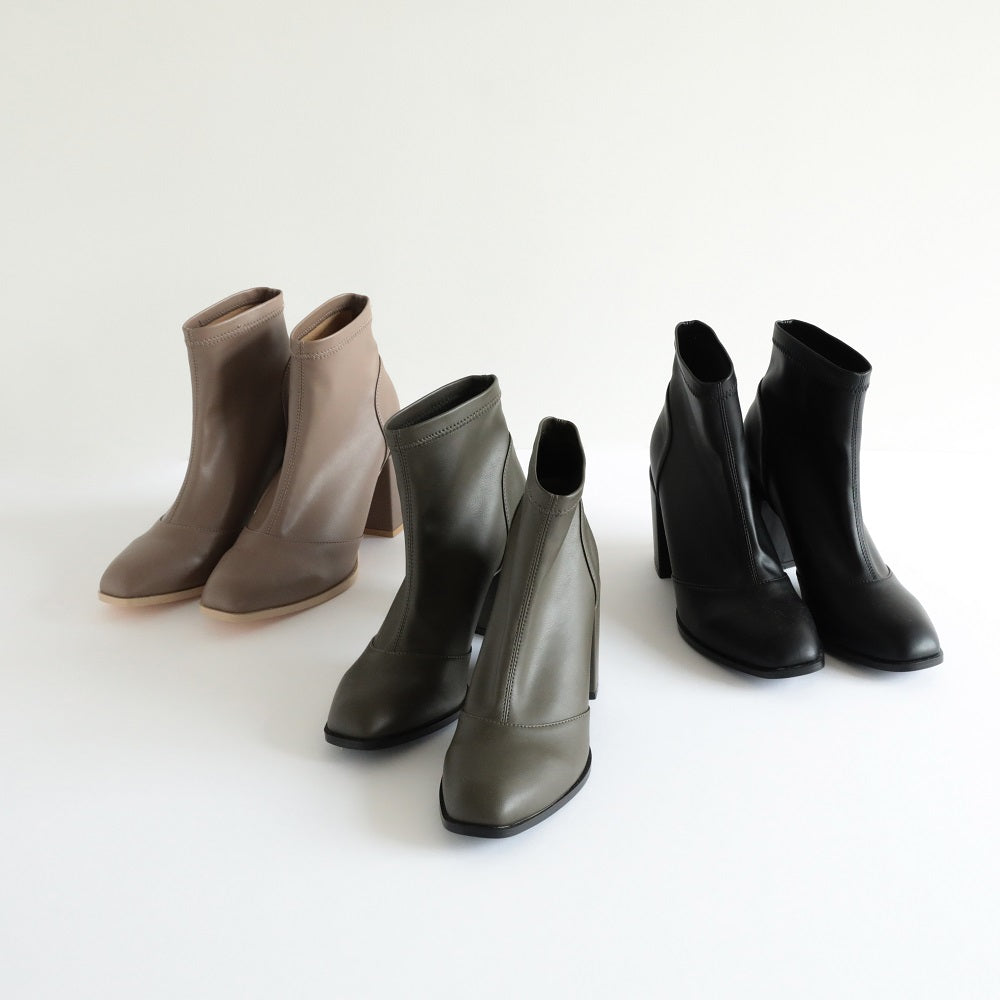 ECO LEATHER FIT short boots
