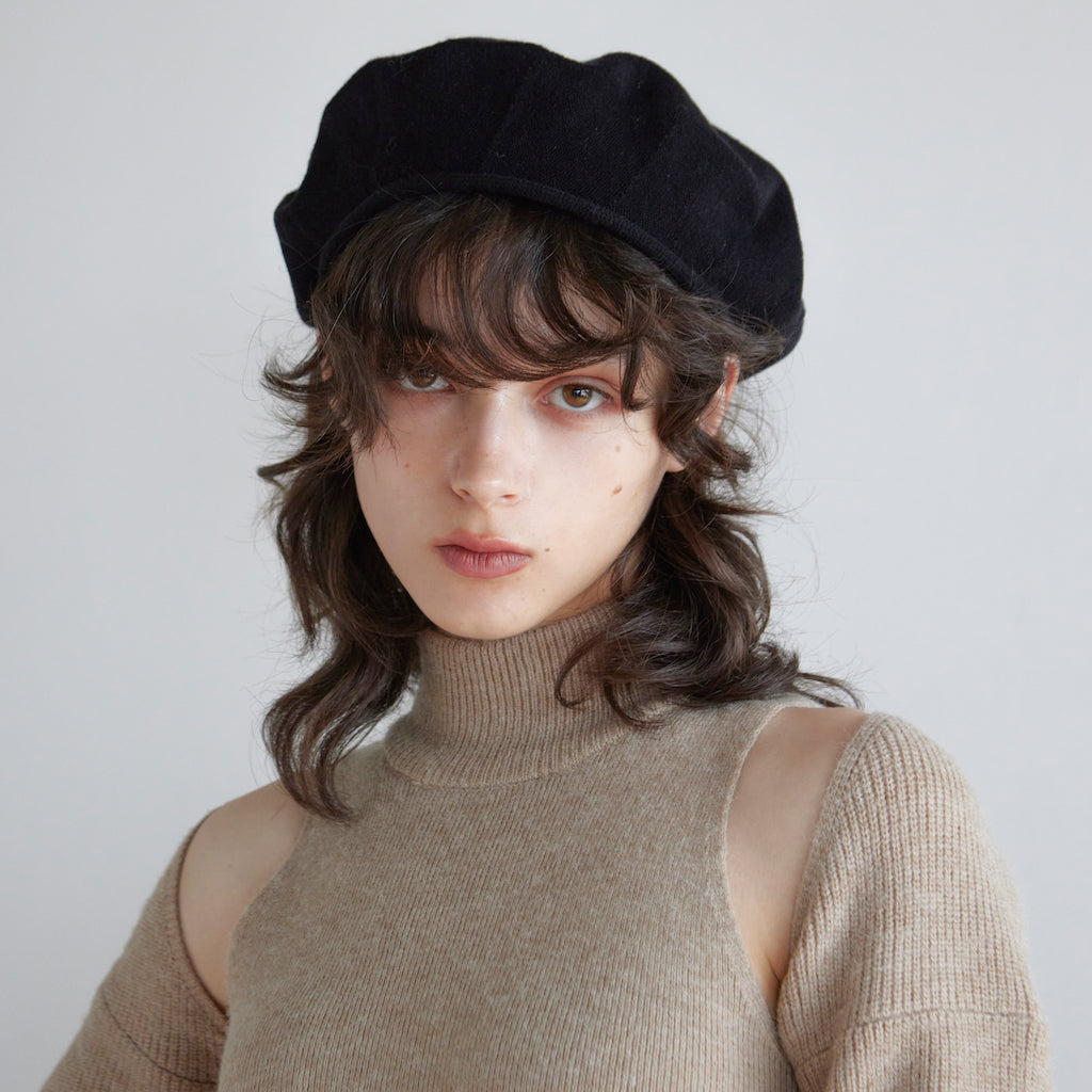 Knitted Circle Beret