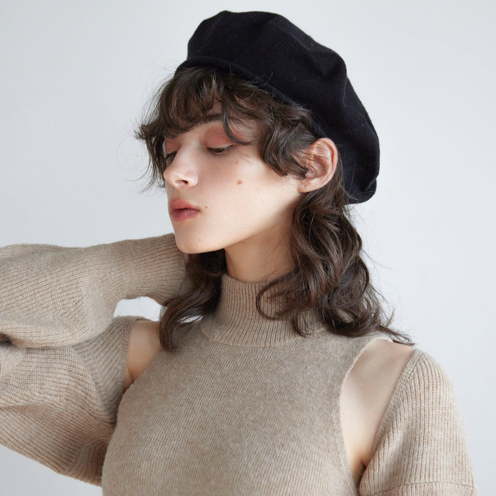 Knitted Circle Beret