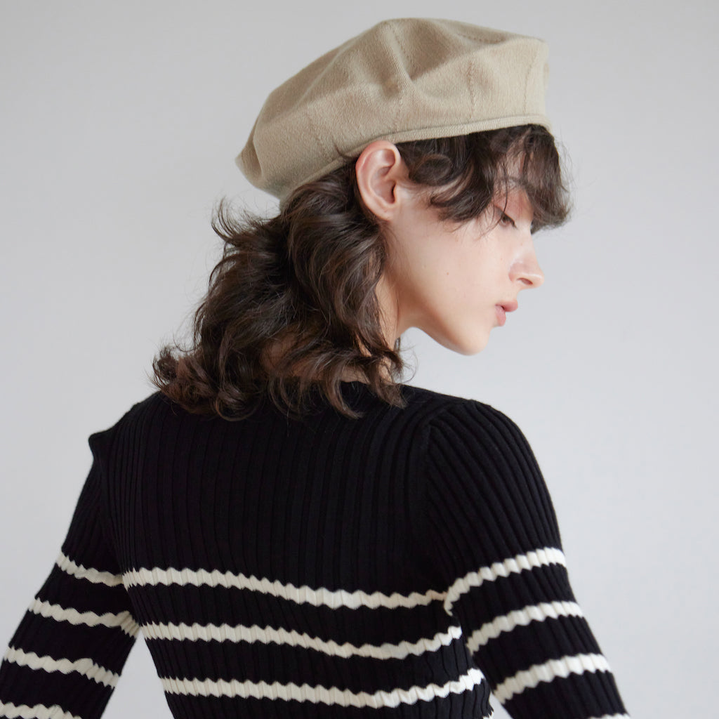 Knitted Circle Beret